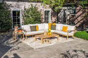 Garden Impressions Chicago loungeset 4-delig aluminium frame teak look