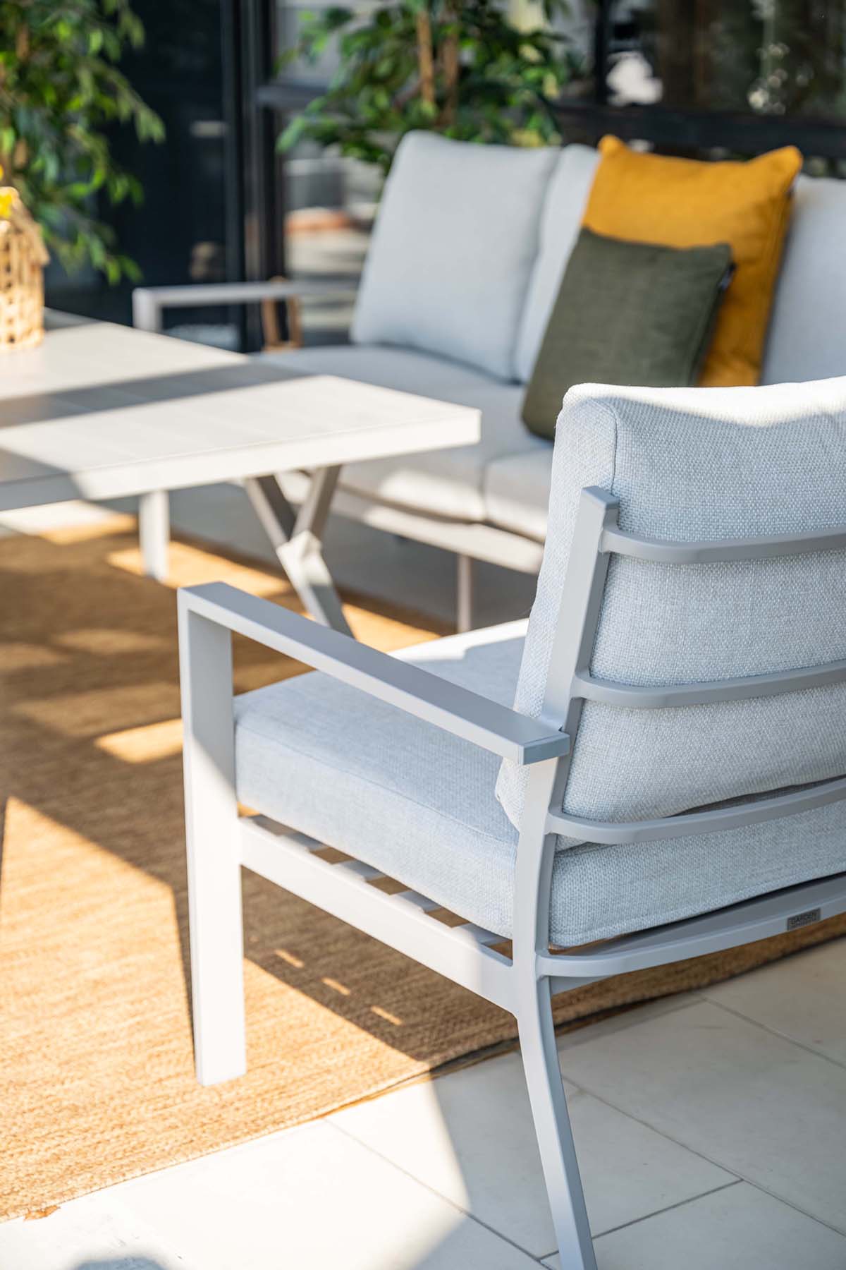 Garden Impressions Sergio loungeset dining 4-delig aluminium frame - afbeelding 19