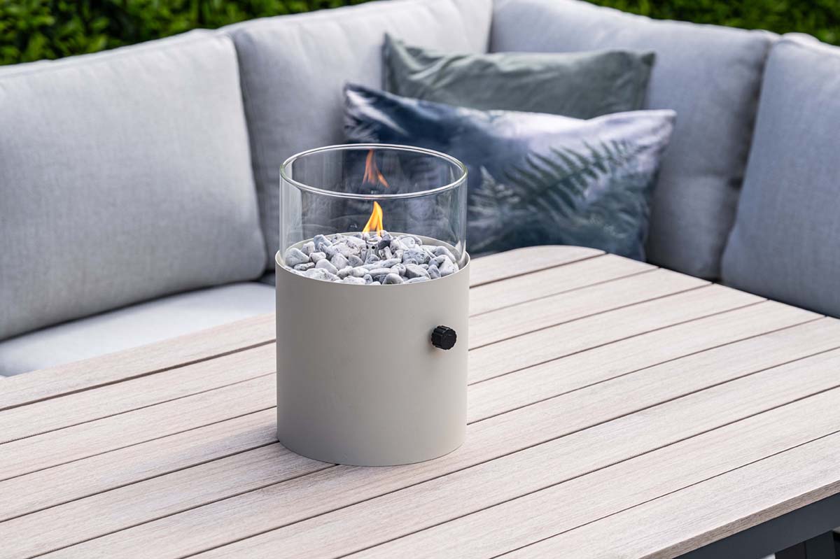 Garden Impressions Monti lounge-diningset 5-delig aluminium frame met rope