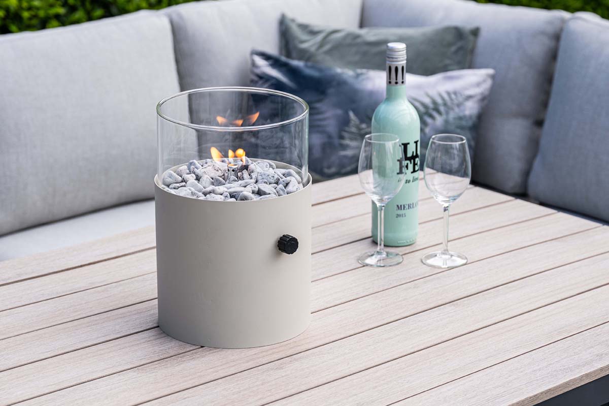 Garden Impressions Monti lounge-diningset 5-delig aluminium frame met rope