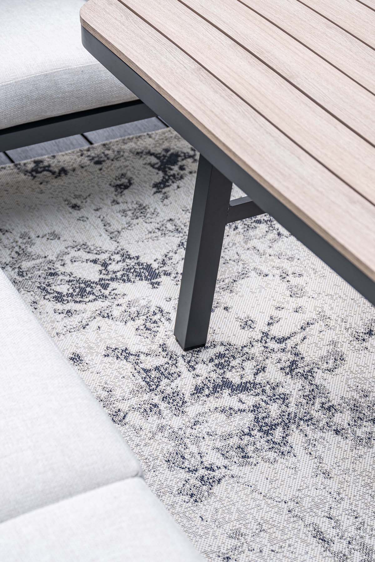 Garden Impressions Monti lounge-diningset 5-delig aluminium frame met rope - afbeelding 12