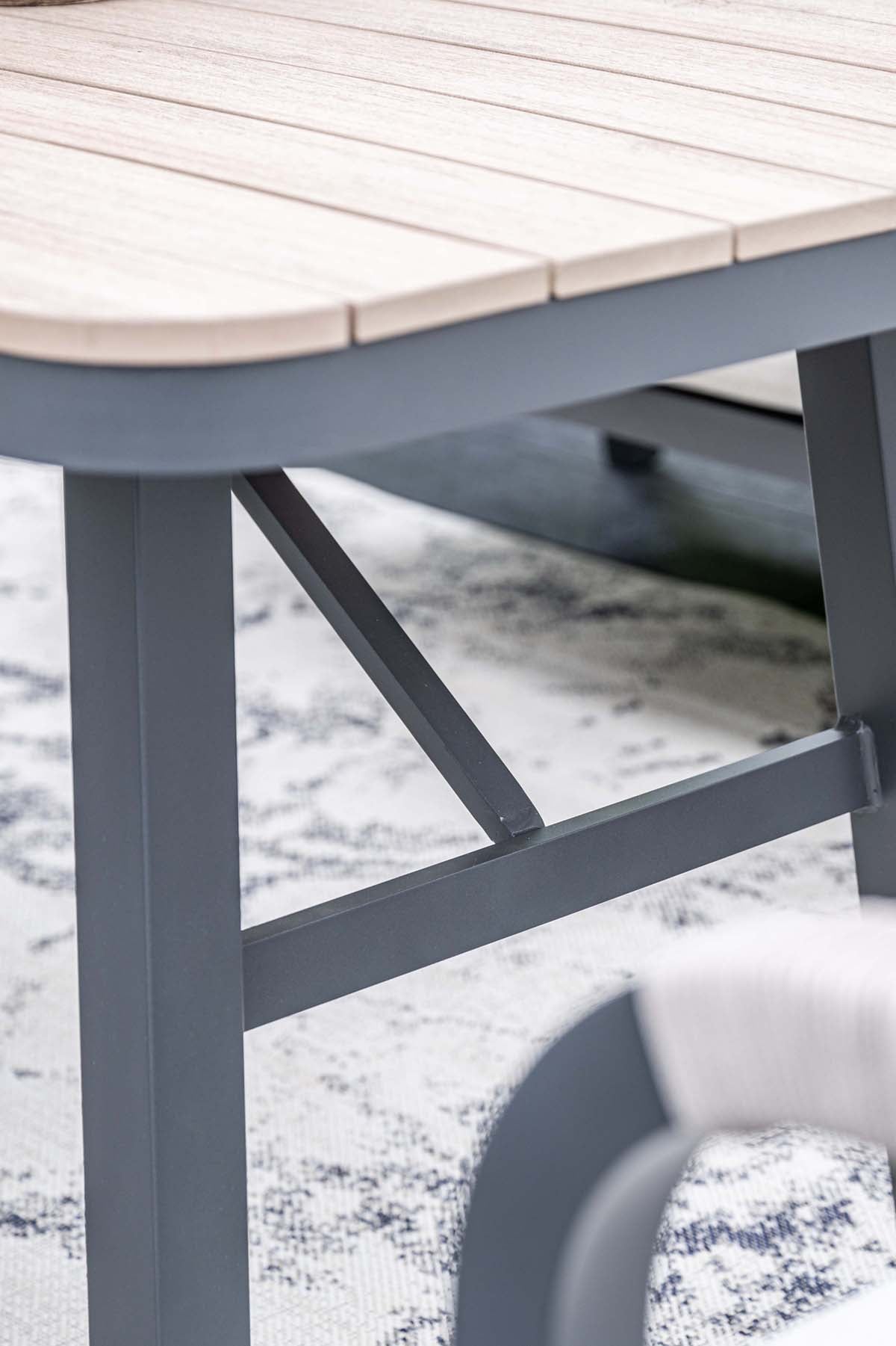 Garden Impressions Monti lounge-diningset 5-delig aluminium frame met rope - afbeelding 13