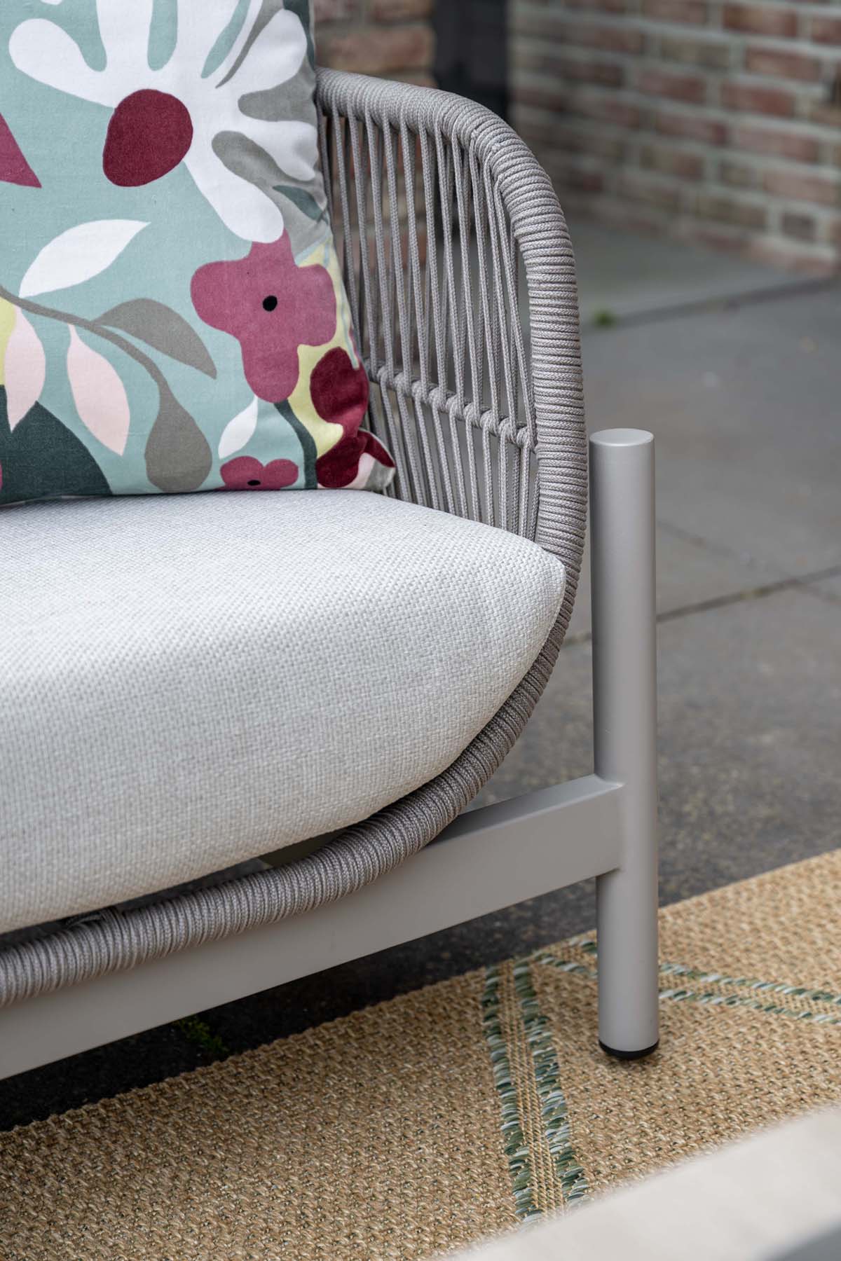 Garden Impressions Catanzaro loungeset 3-delig aluminium frame met rope - afbeelding 17