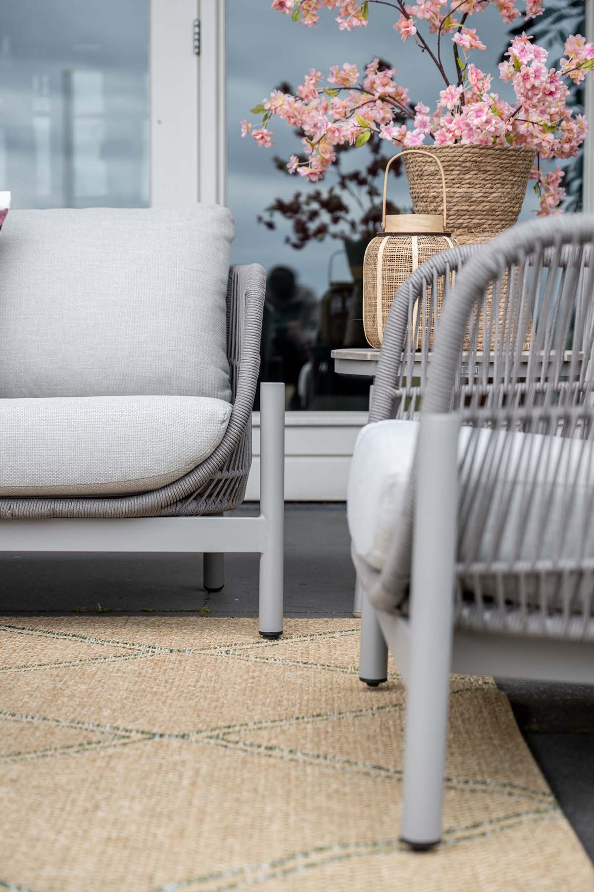 Garden Impressions Catanzaro loungeset 3-delig aluminium frame met rope - afbeelding 12