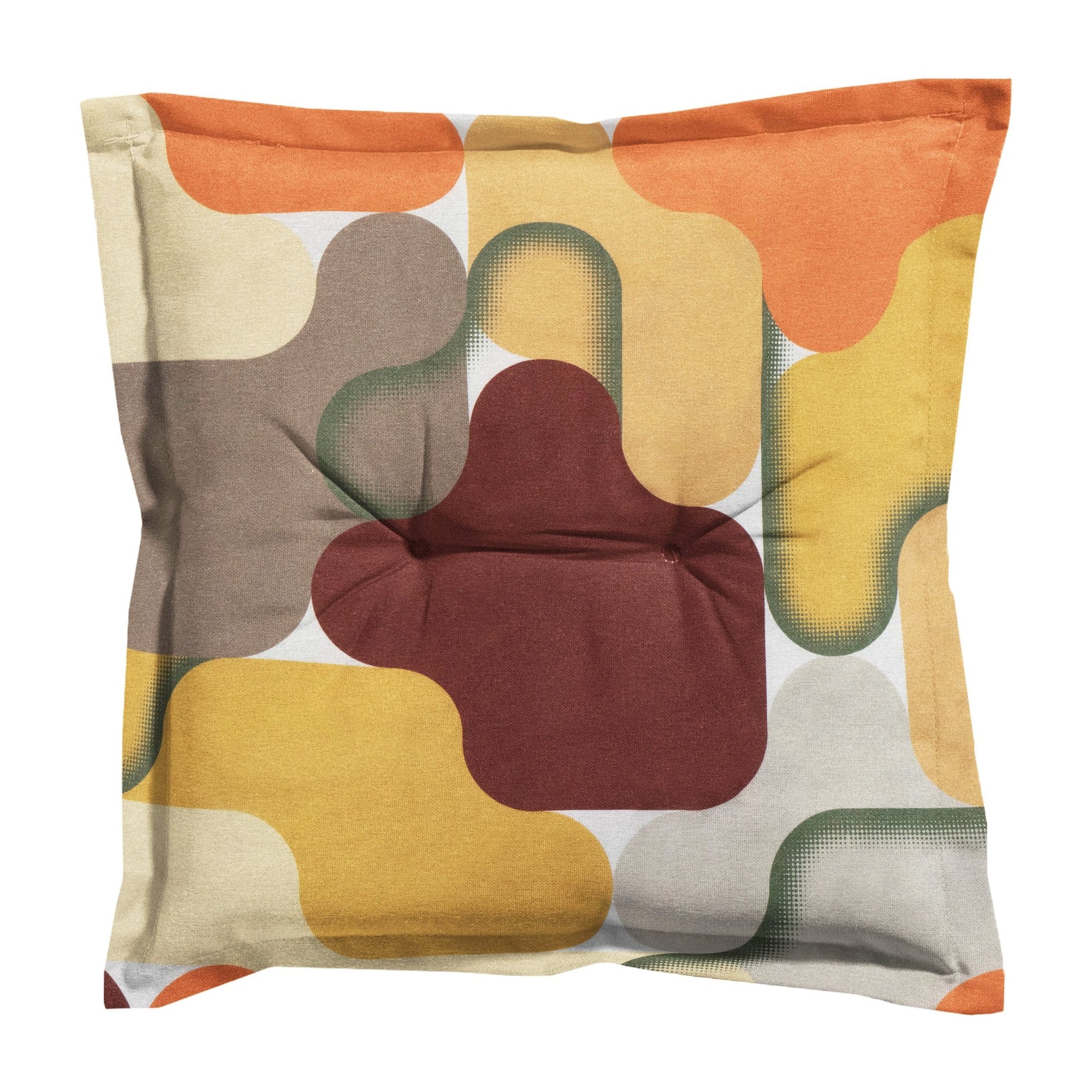 Madison Grafi zitkussen 50x50 cm - Grafi bordo