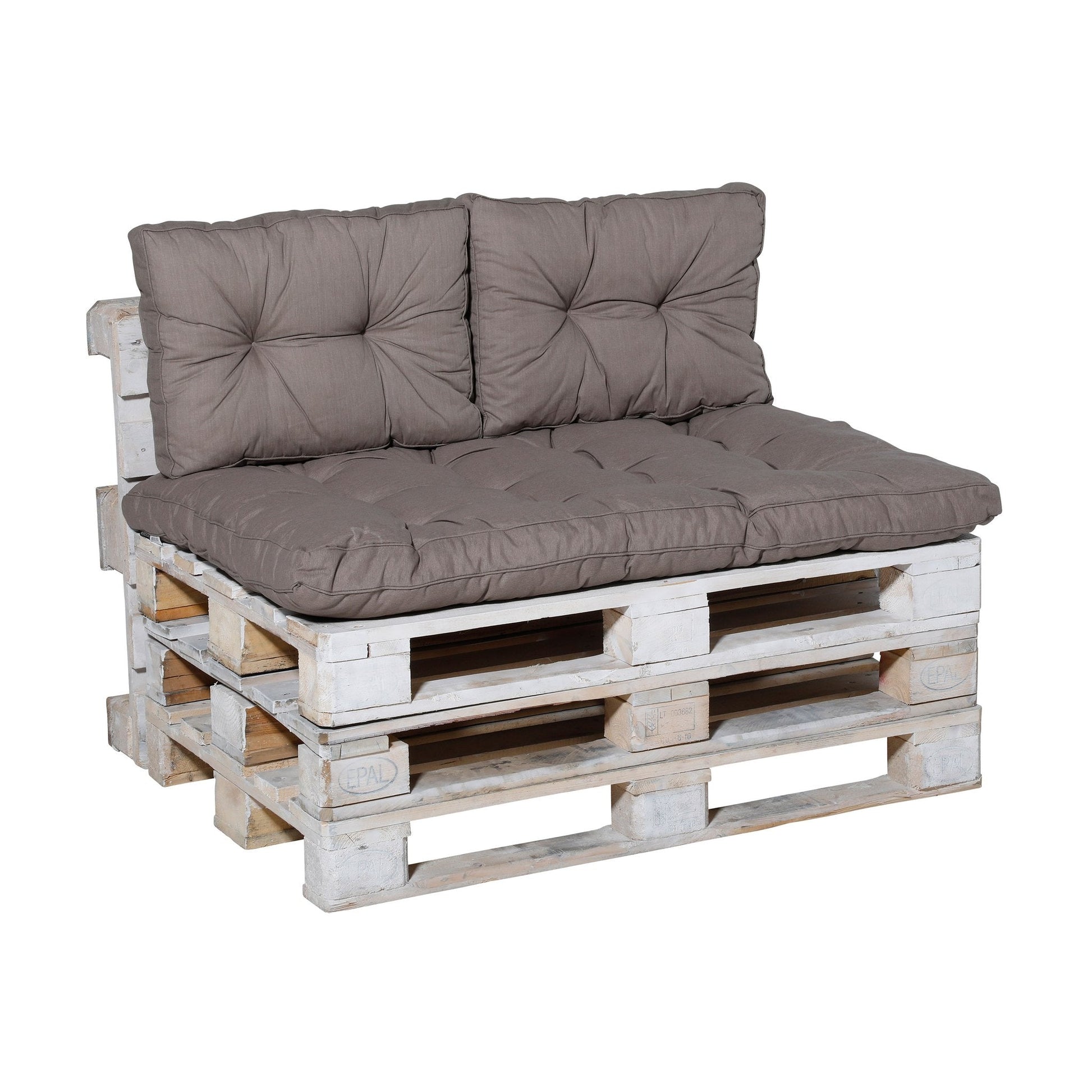 Madison Panama palletkussen 120x80 cm - Panama taupe