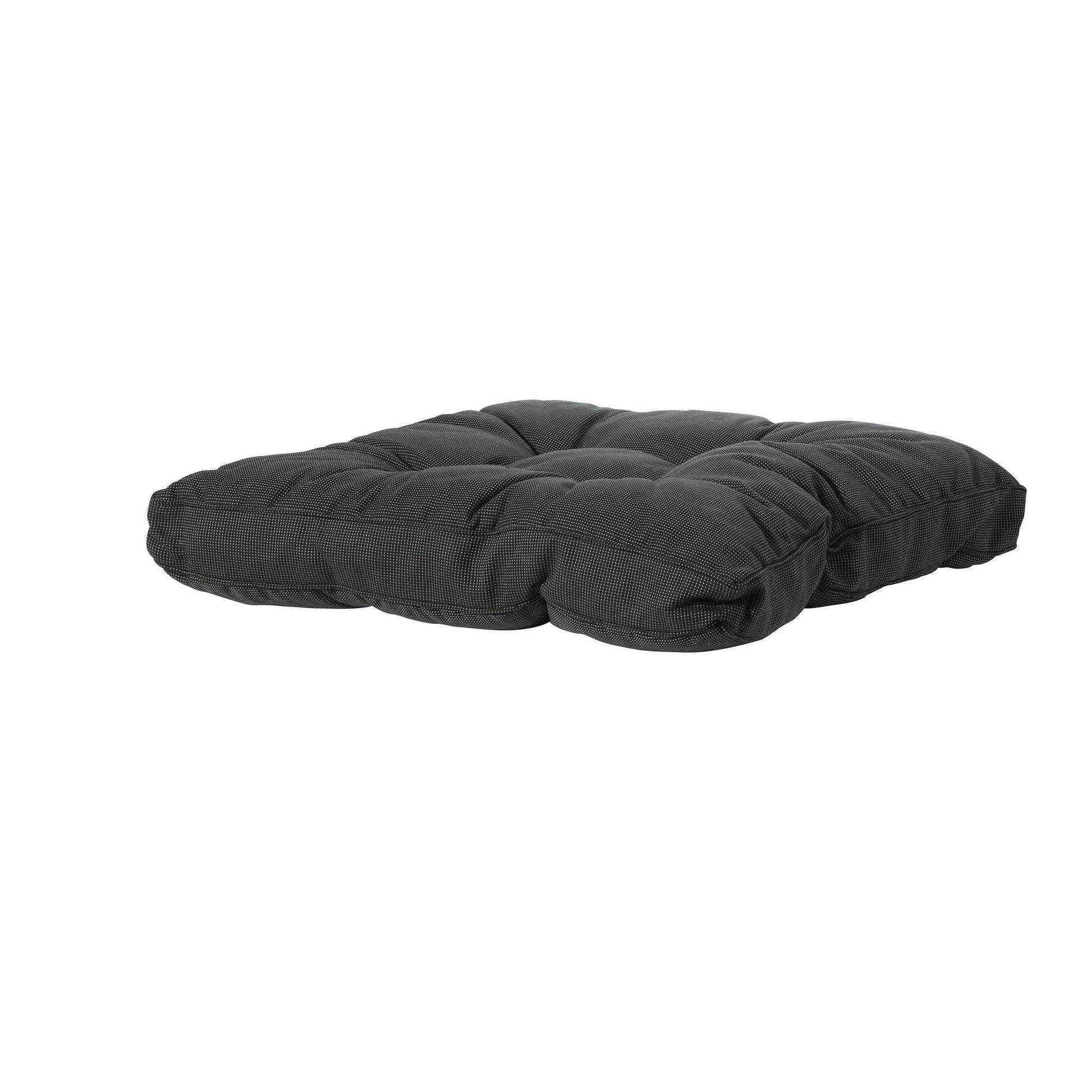 Madison Rib zitkussen 60x60 cm - Rib black