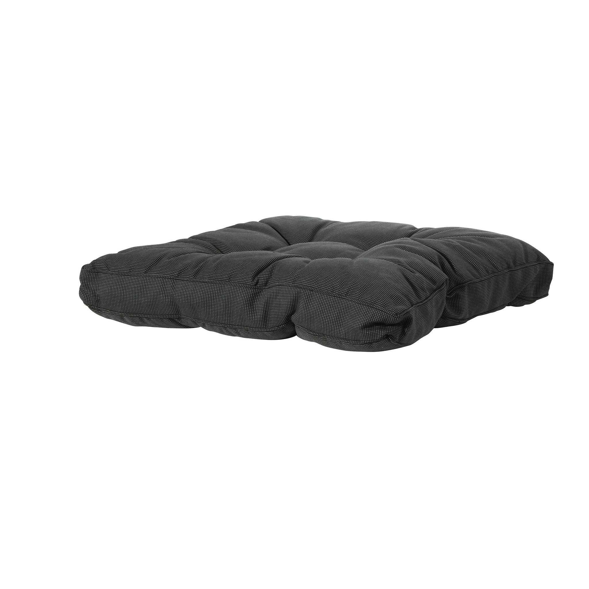 Madison Rib zitkussen 60x60 cm - Rib black