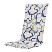 Madison Blaze hoge rug rugkussen 123x50 cm - Blaze blue