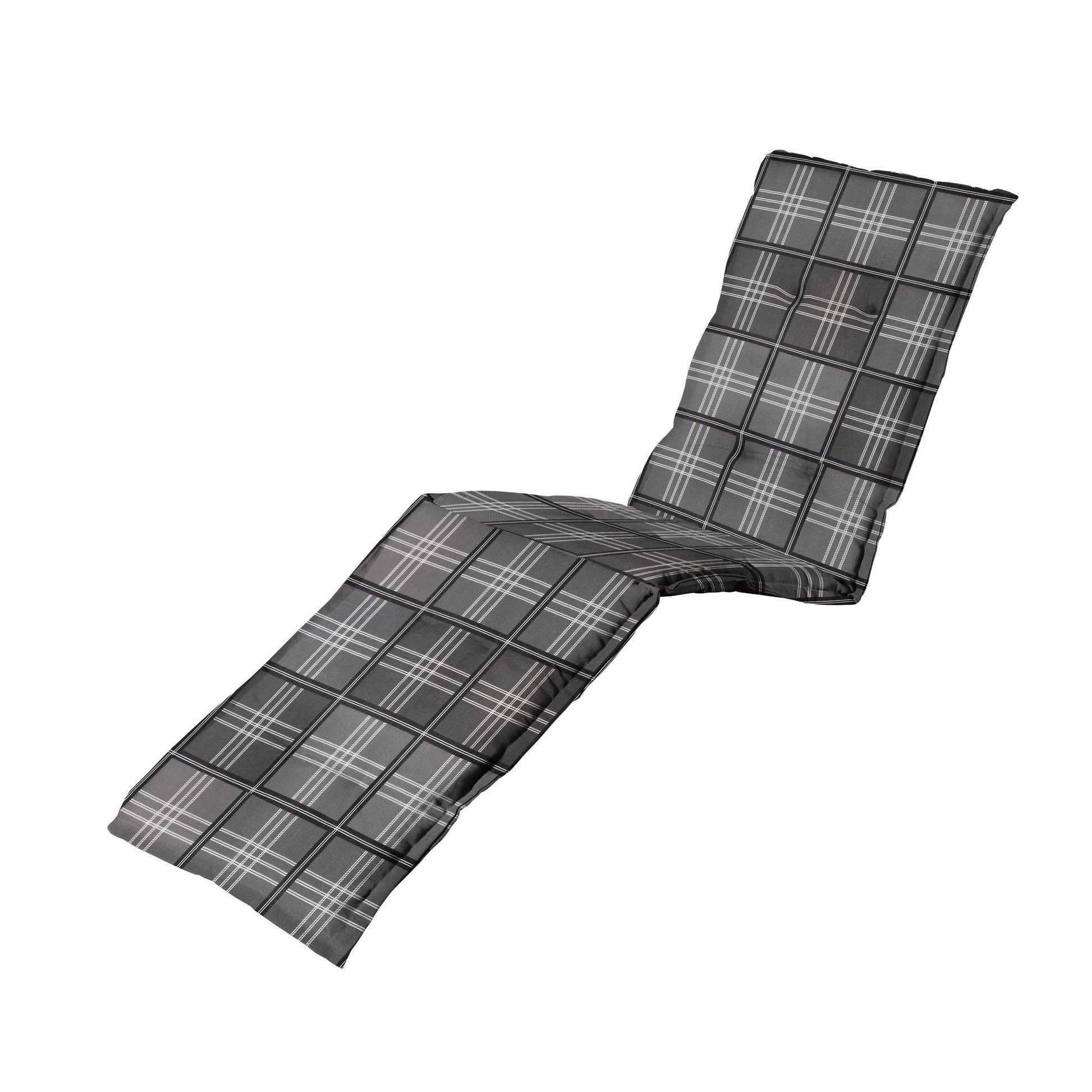 Madison Patchy standaard basis ligbedkussen 200x65 cm - Patchy grey