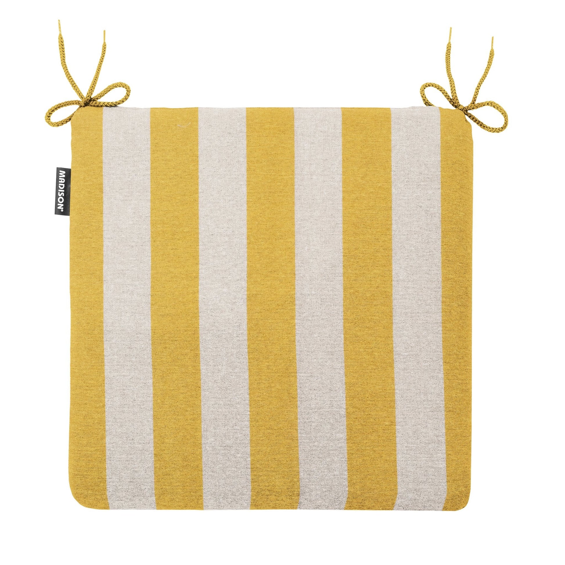 Madison Amora universeel rits zitkussen 40x40 cm - Amora mustard