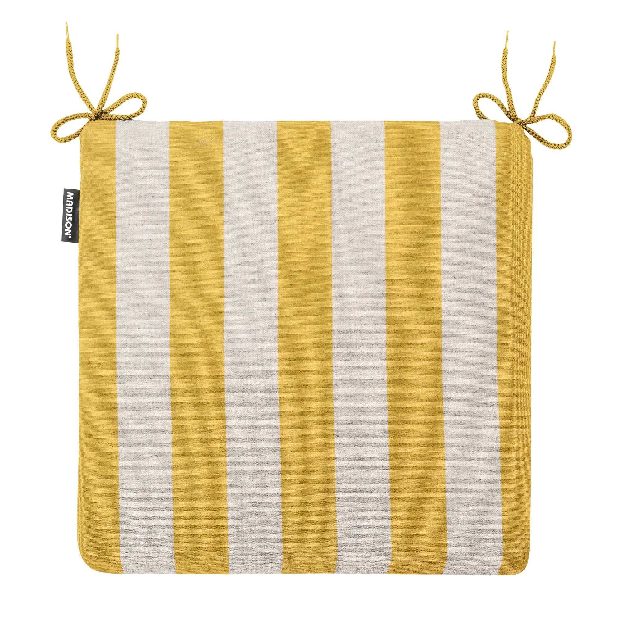 Madison Amora universeel rits zitkussen 40x40 cm - Amora mustard
