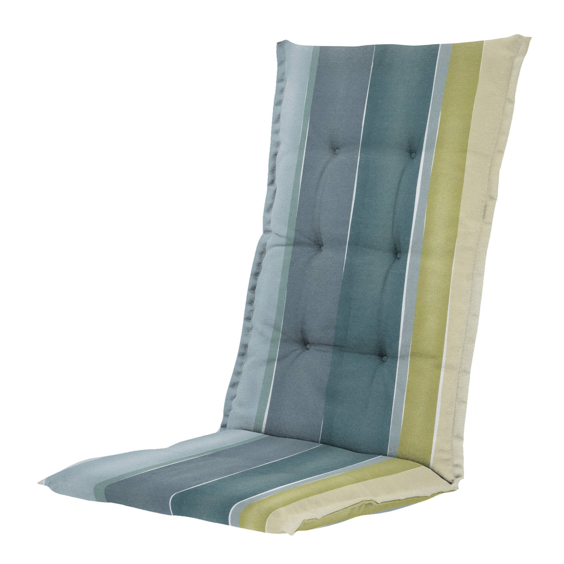 Madison Nox hoge rug basis rugkussen 123x50 cm - Nox azure