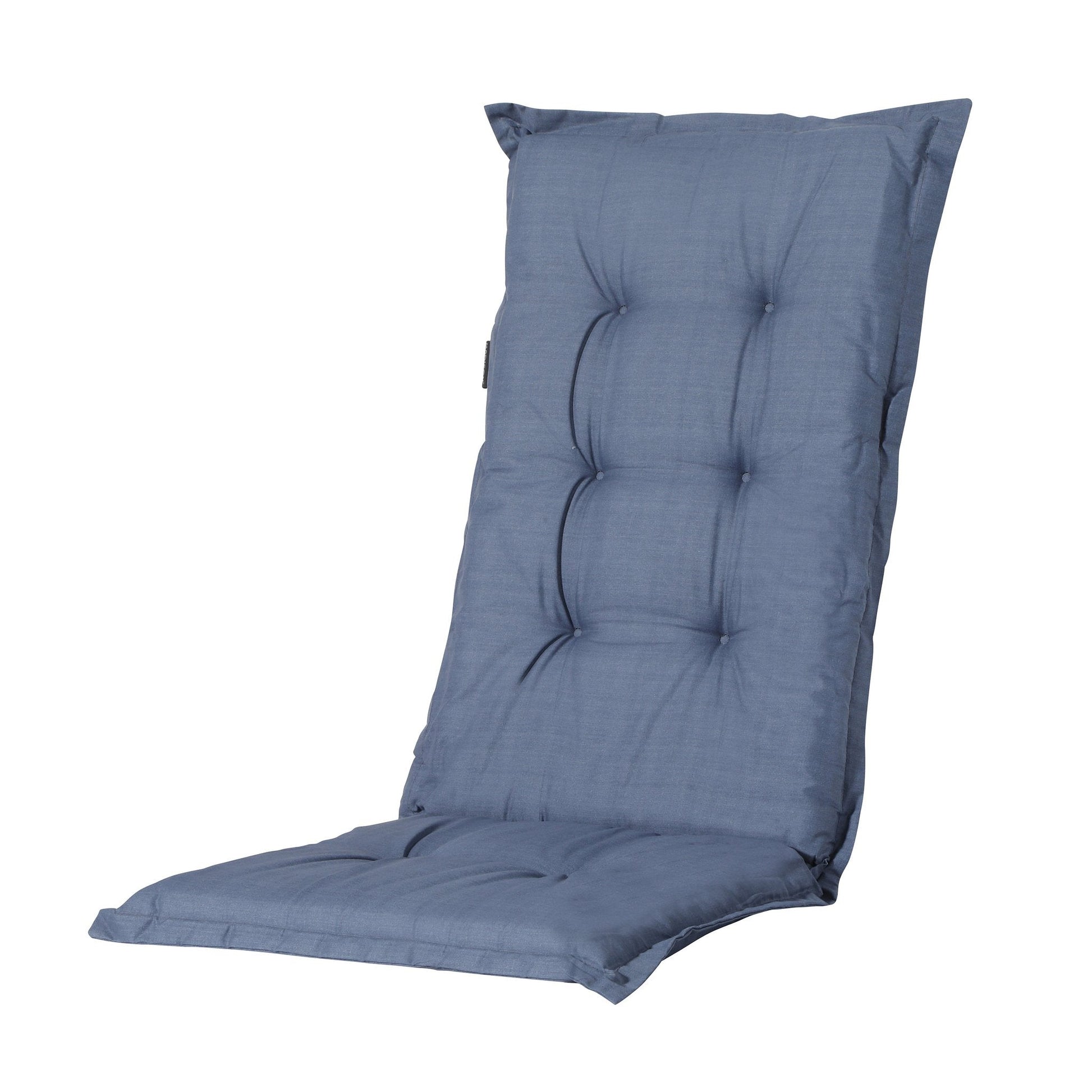 Madison Basic hoge rug basis rugkussen 123x50 cm - Basic kobalt