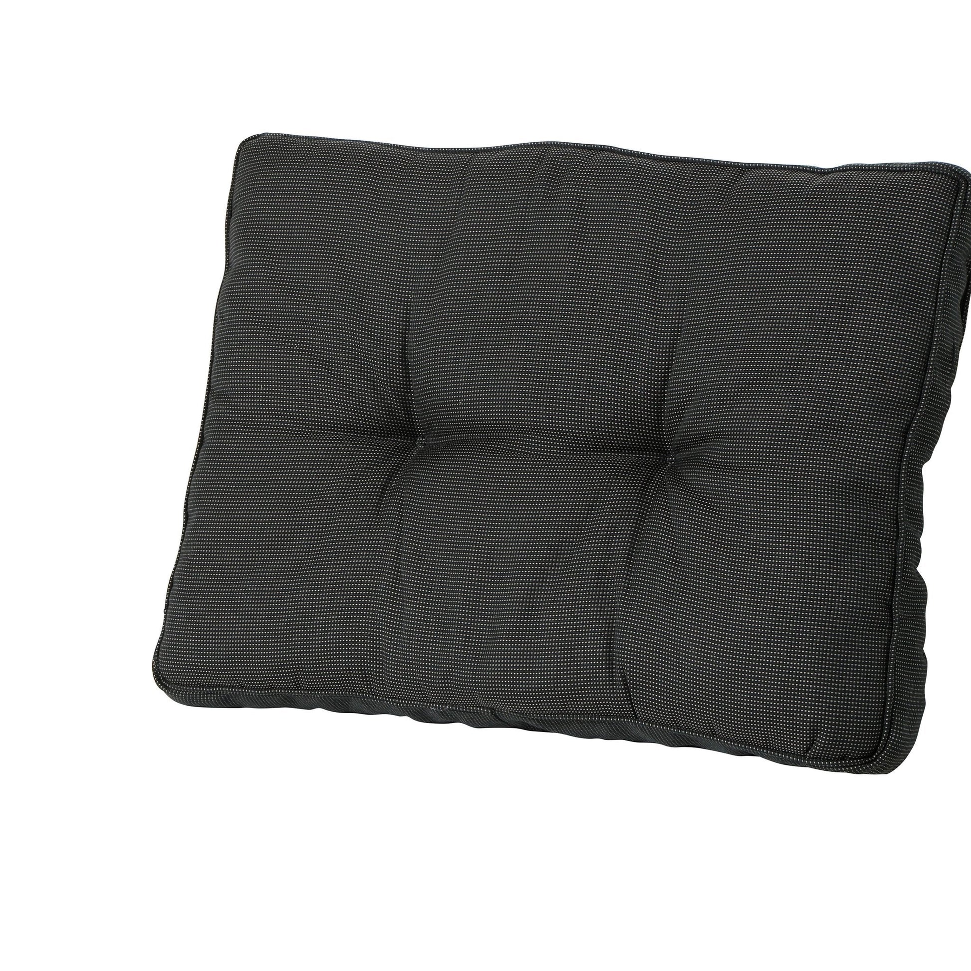 Madison Rib rugkussen 43x60 cm - Rib black