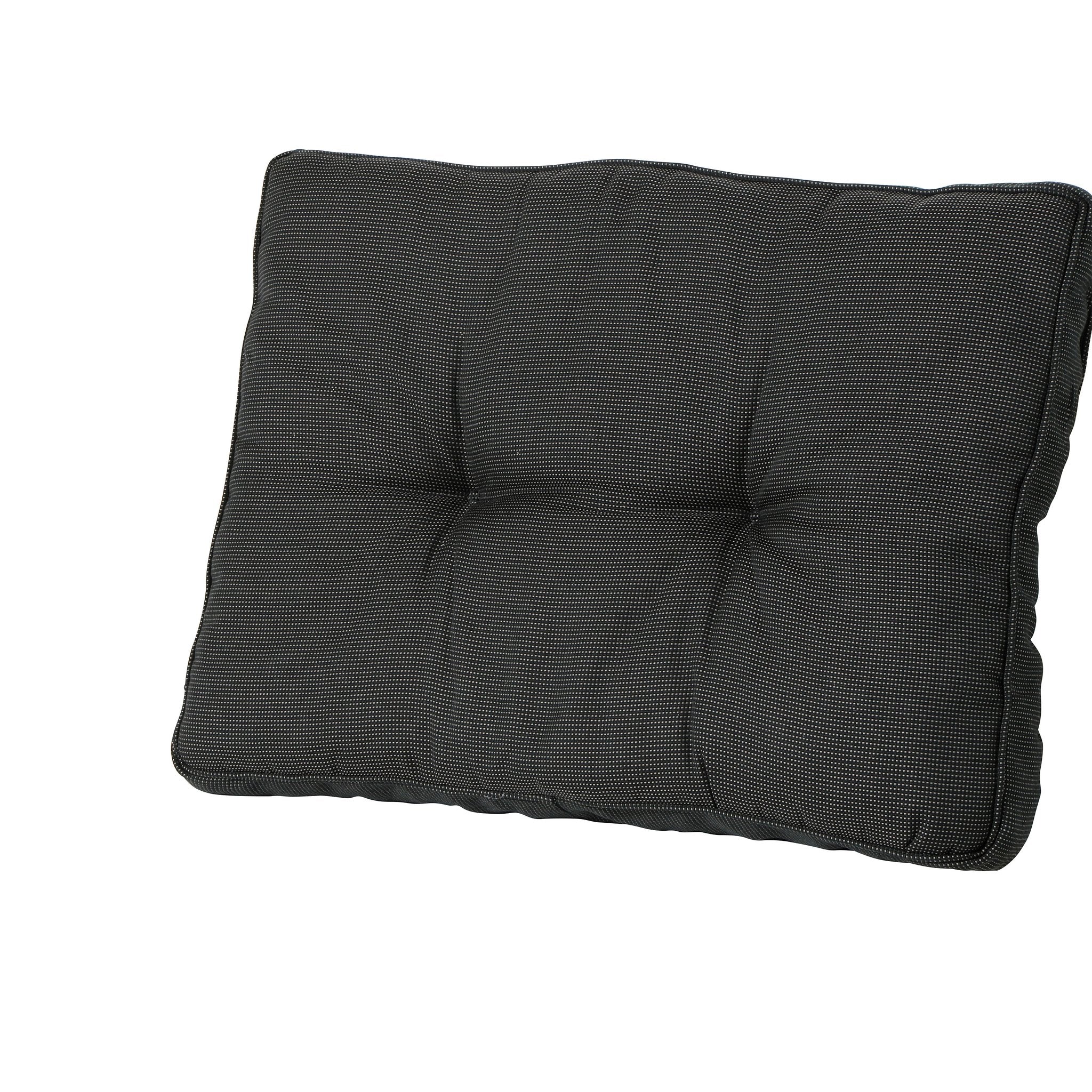 Madison Rib rugkussen 43x60 cm - Rib black
