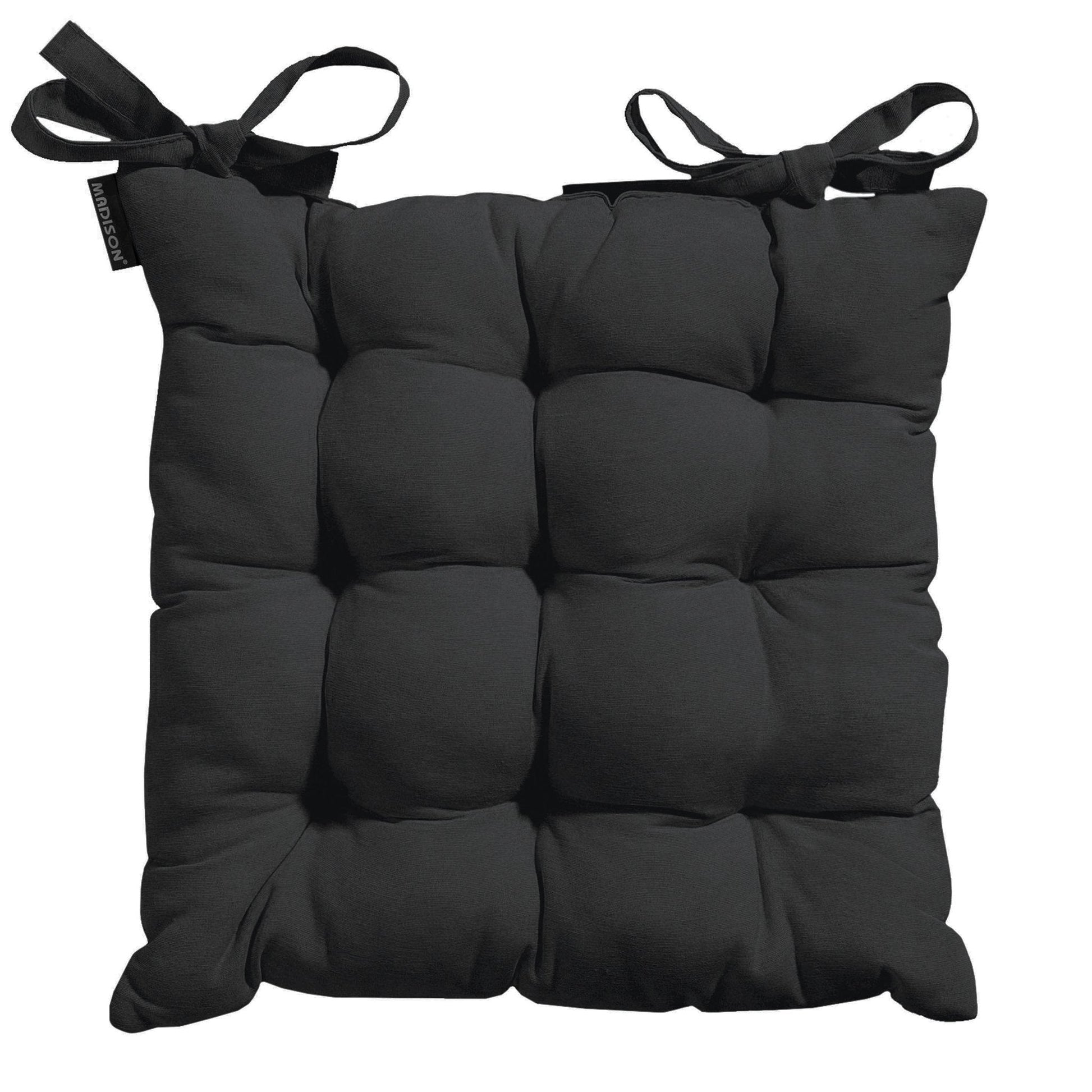 Madison Panama toscane zitkussen 46x46 cm - Panama black