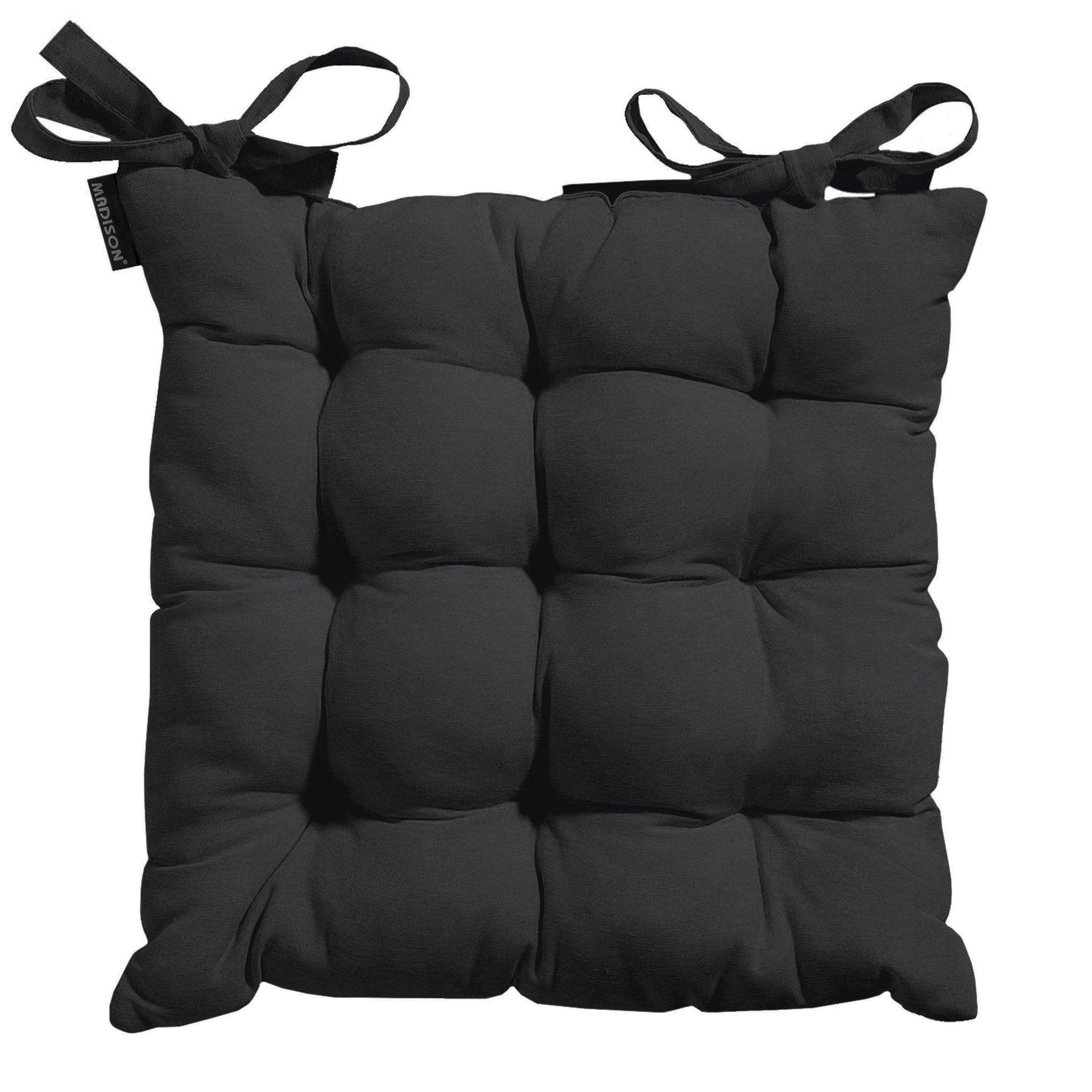 Madison Panama toscane zitkussen 46x46 cm - Panama black