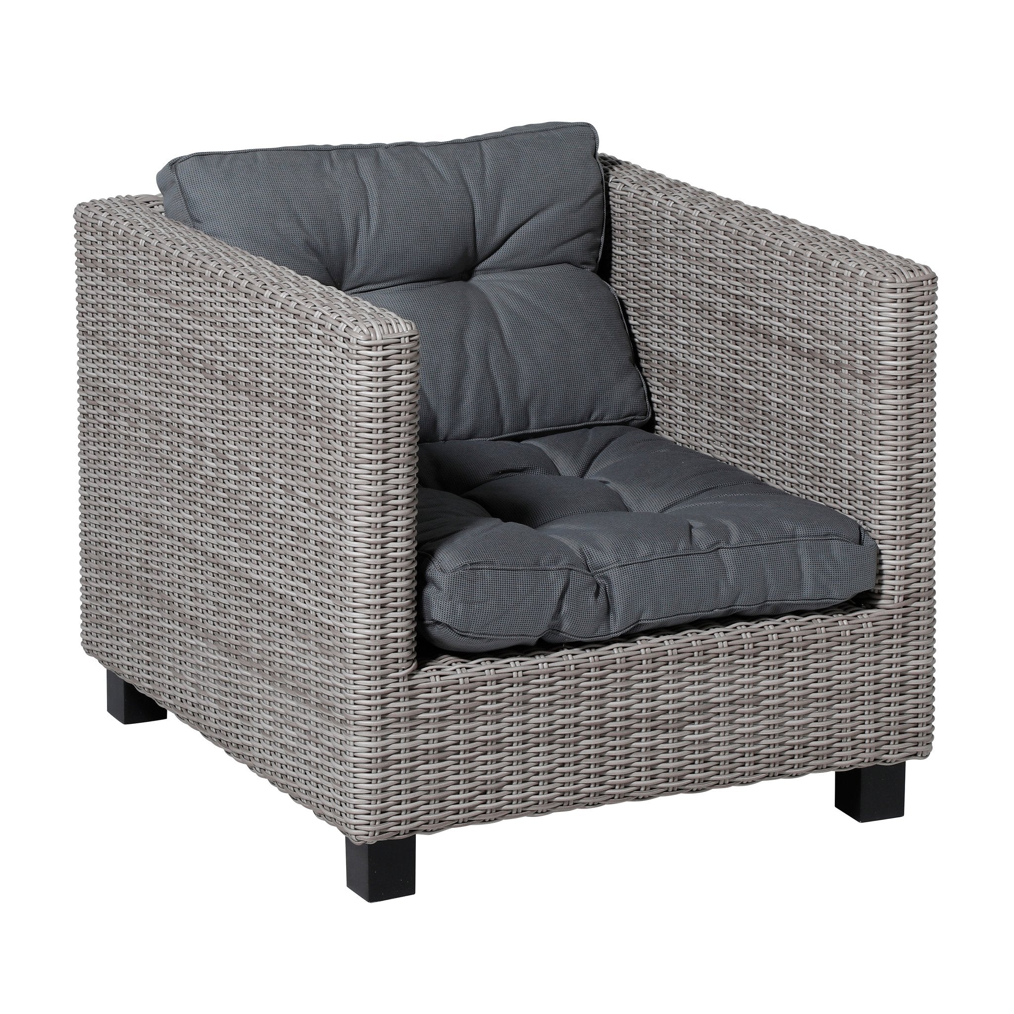 Madison Rib rugkussen 43x60 cm - Rib grey