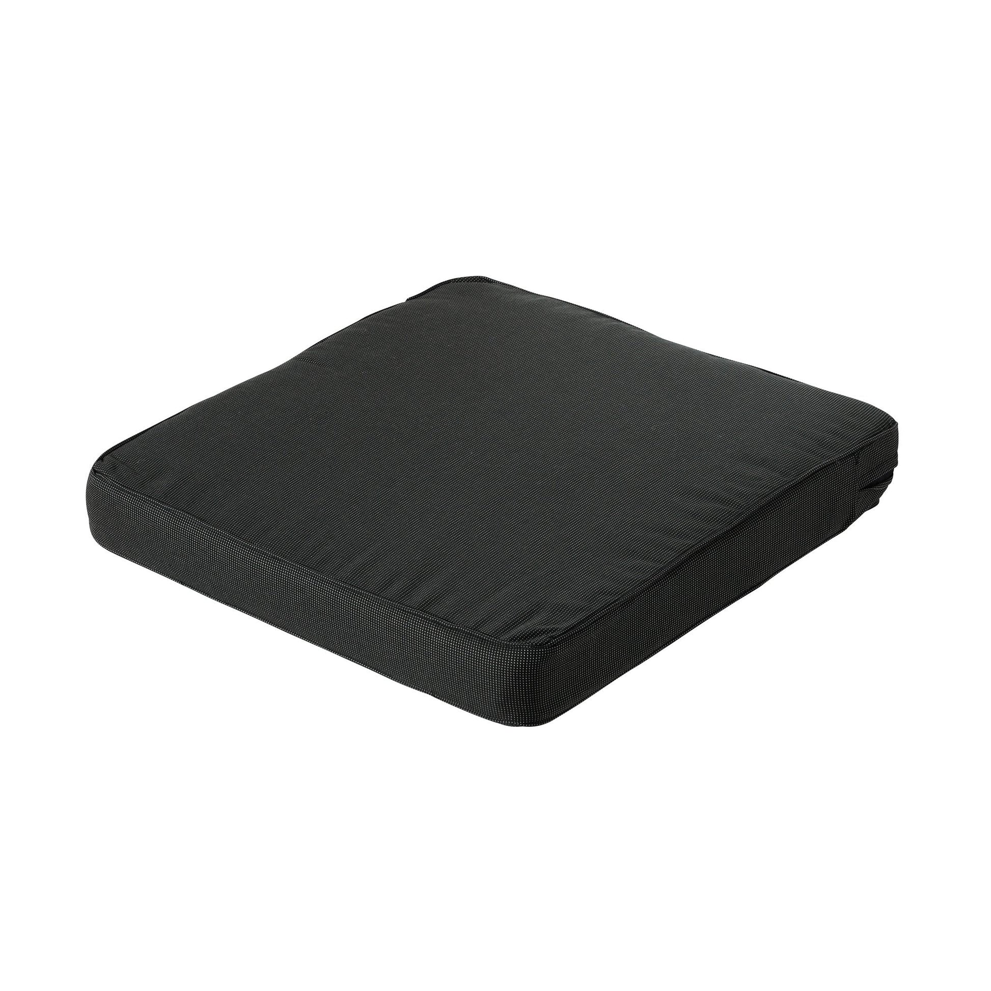 Madison Rib lounge luxe zitkussen 73x73 cm - Rib black