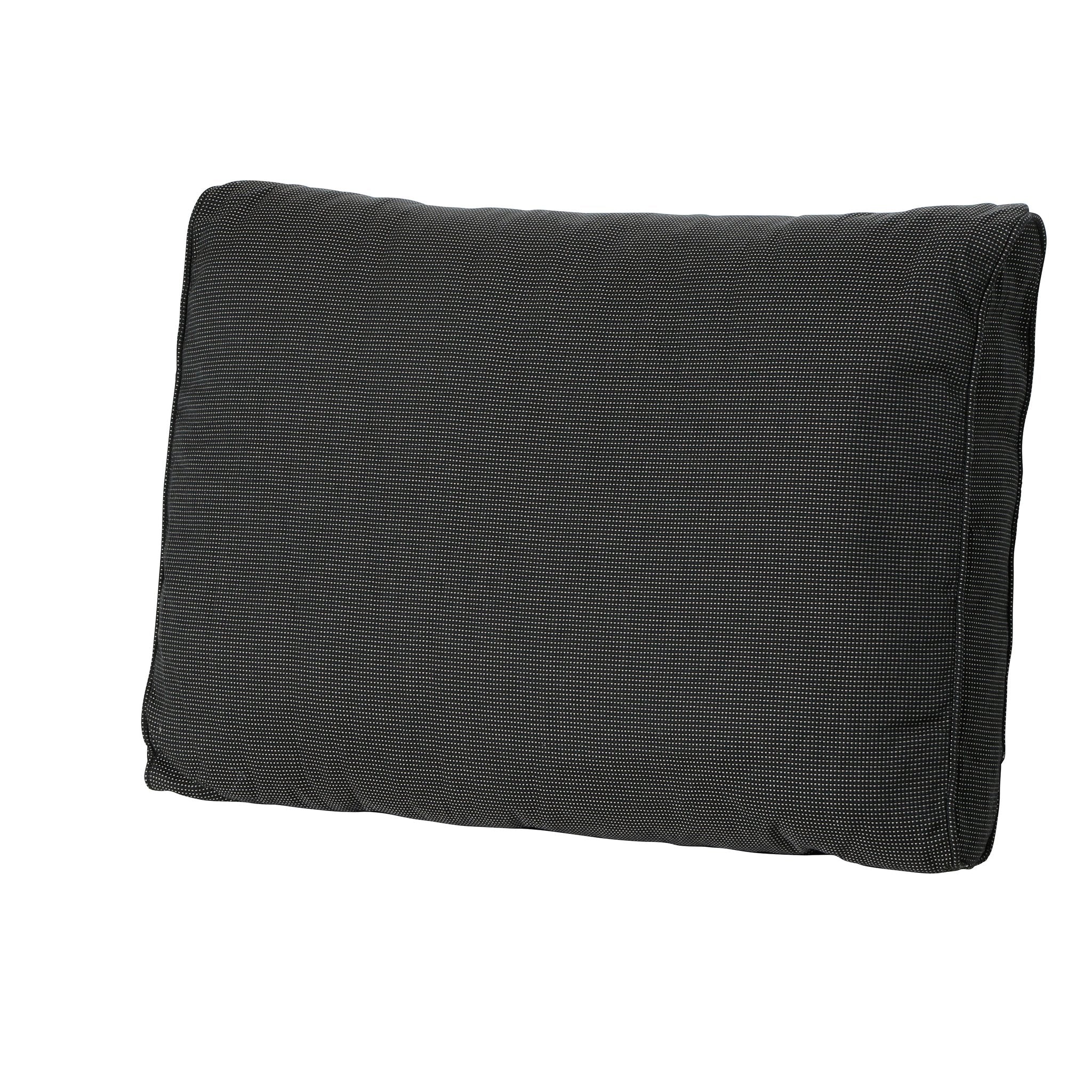 Madison Rib lounge rugkussen 40x60 cm - Rib black