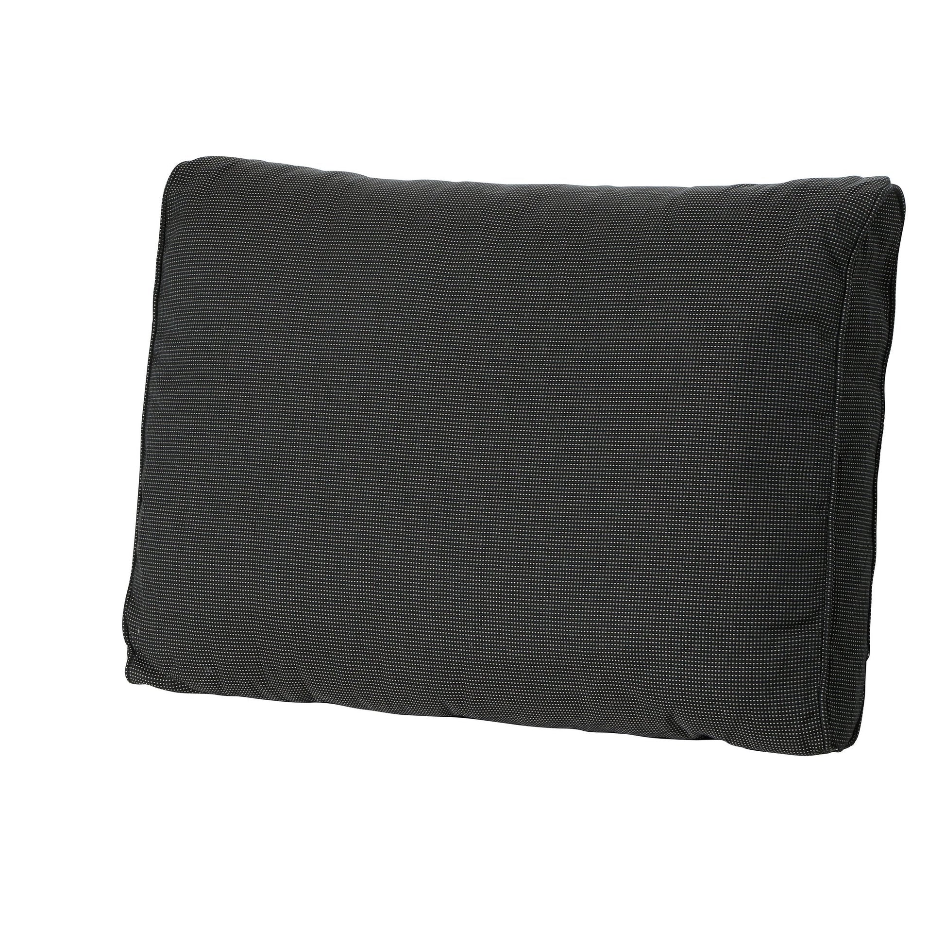Madison Rib lounge rugkussen 43x73 cm - Rib black