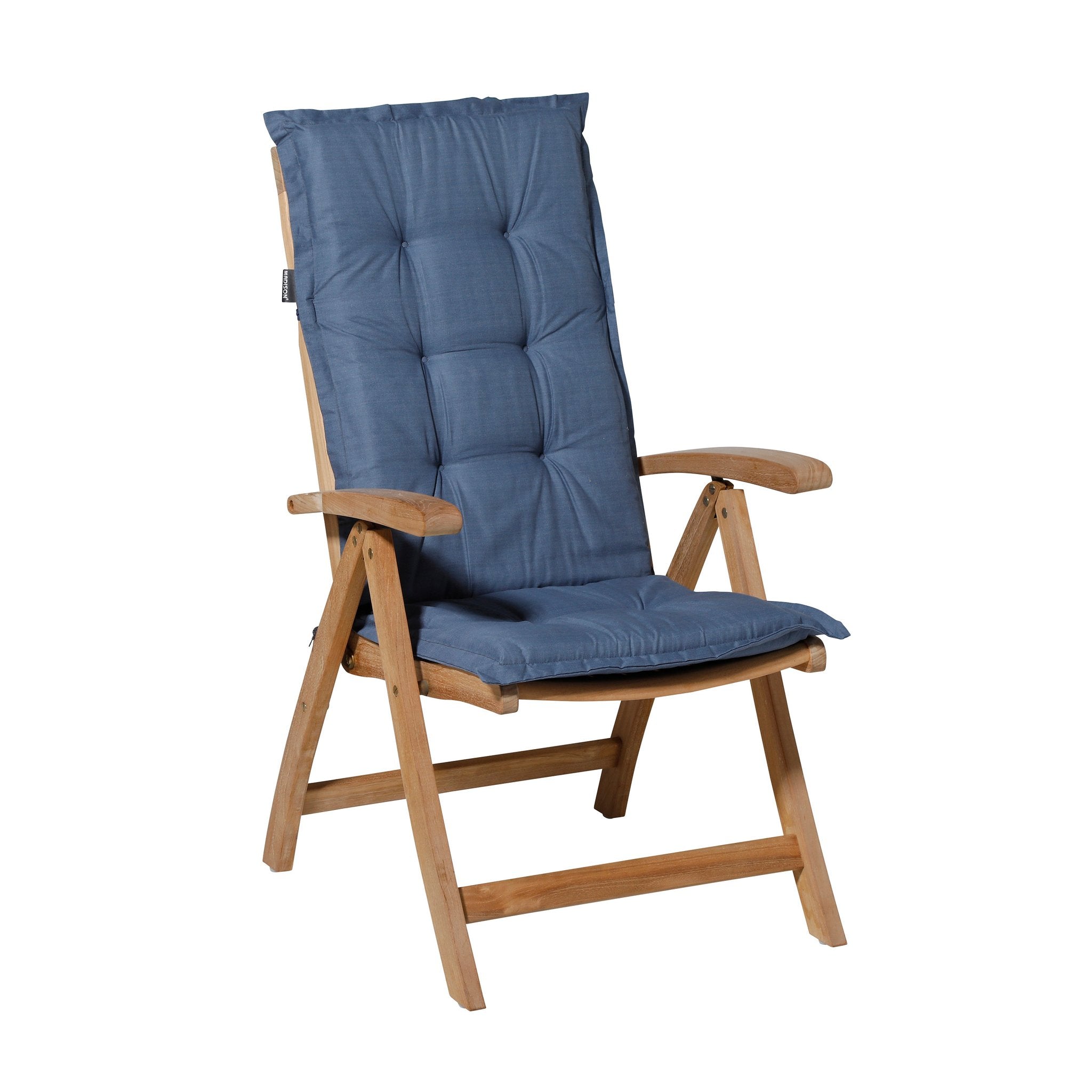 Madison Basic lage rug rugkussen 105x50 cm - Basic kobalt