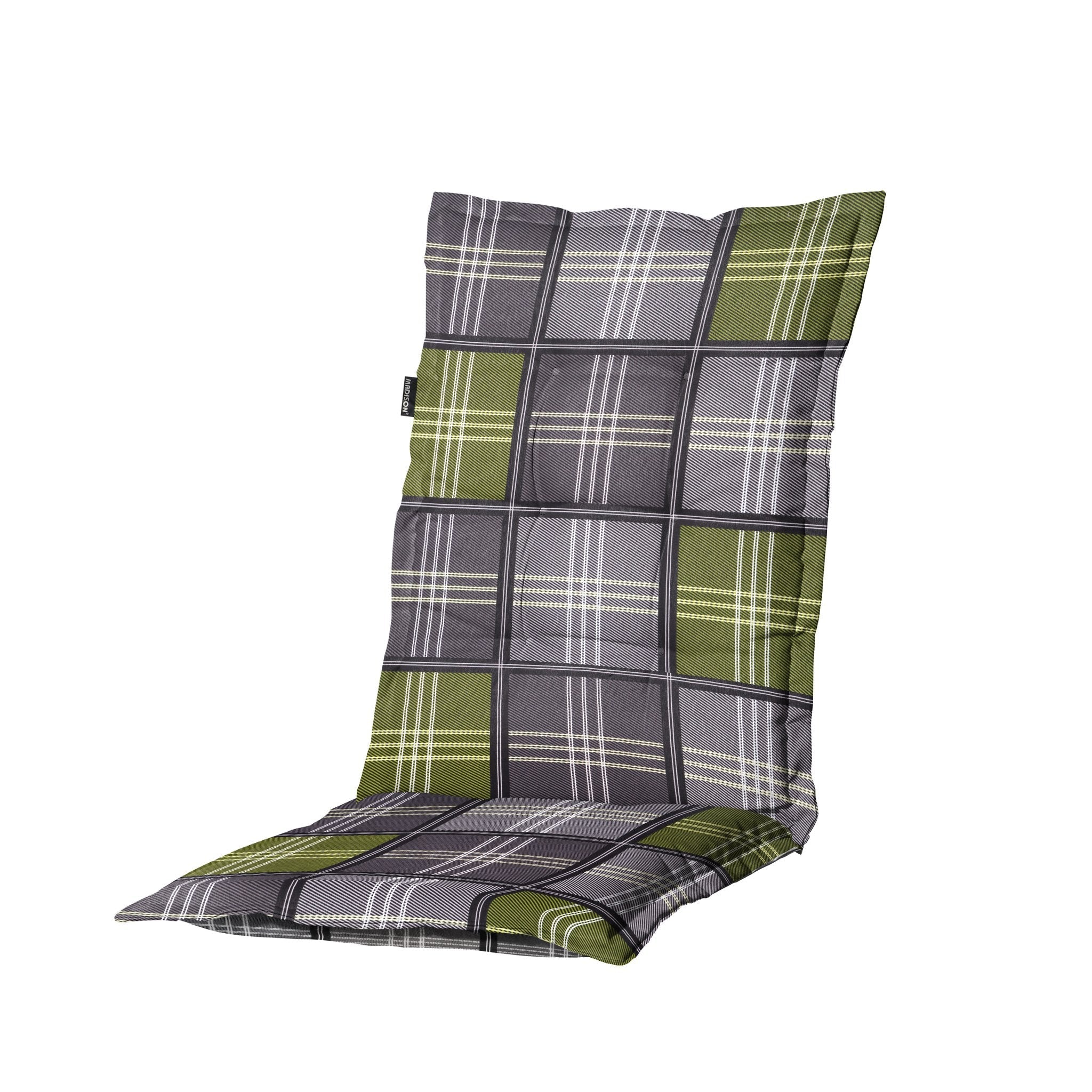 Madison Patchy lage rug rugkussen 105x50 cm - Patchy olive