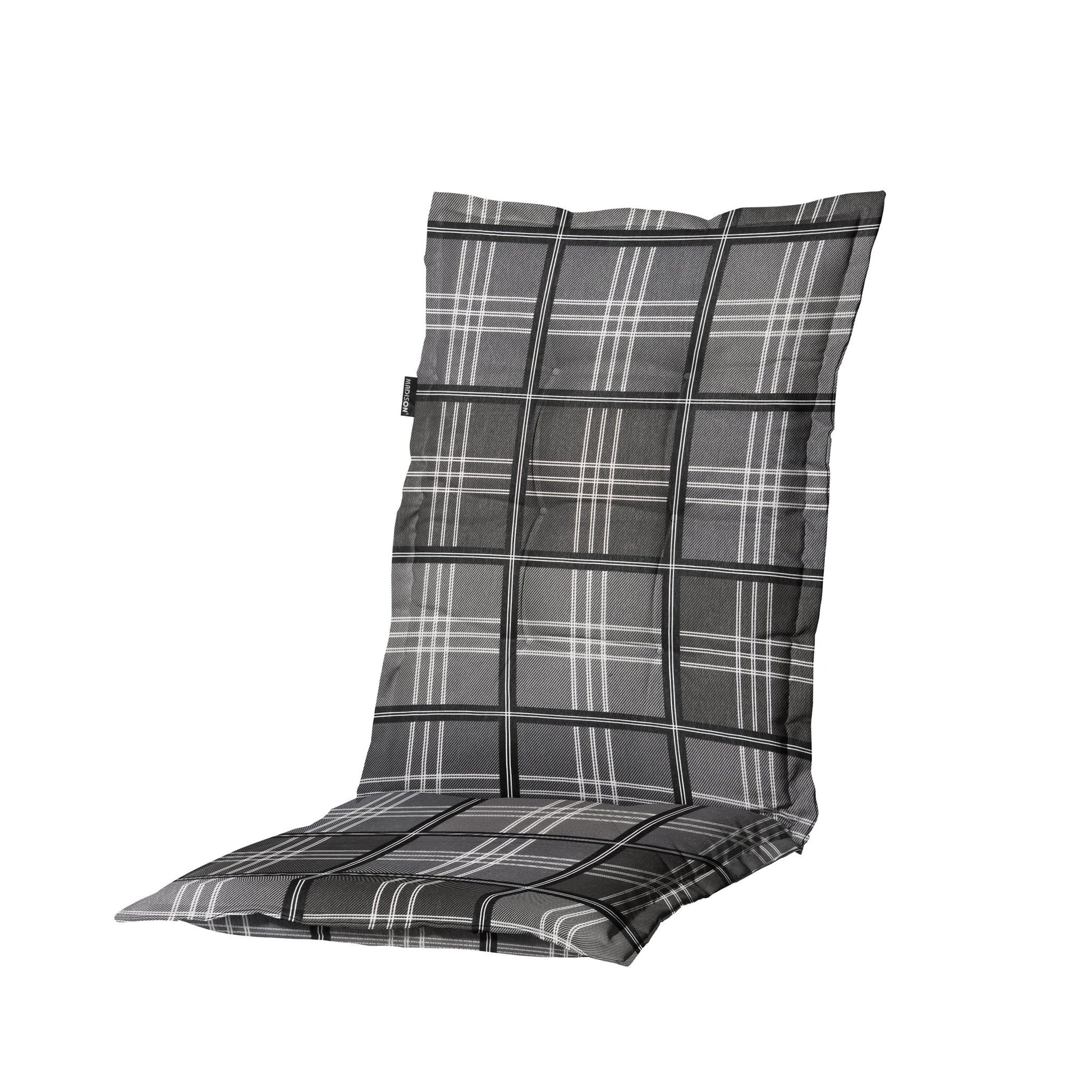 Madison Patchy lage rug rugkussen 105x50 cm - Patchy grey