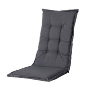 Madison Panama XL hoge rug basis rugkussen 123x50 cm - Panama grey (O060)