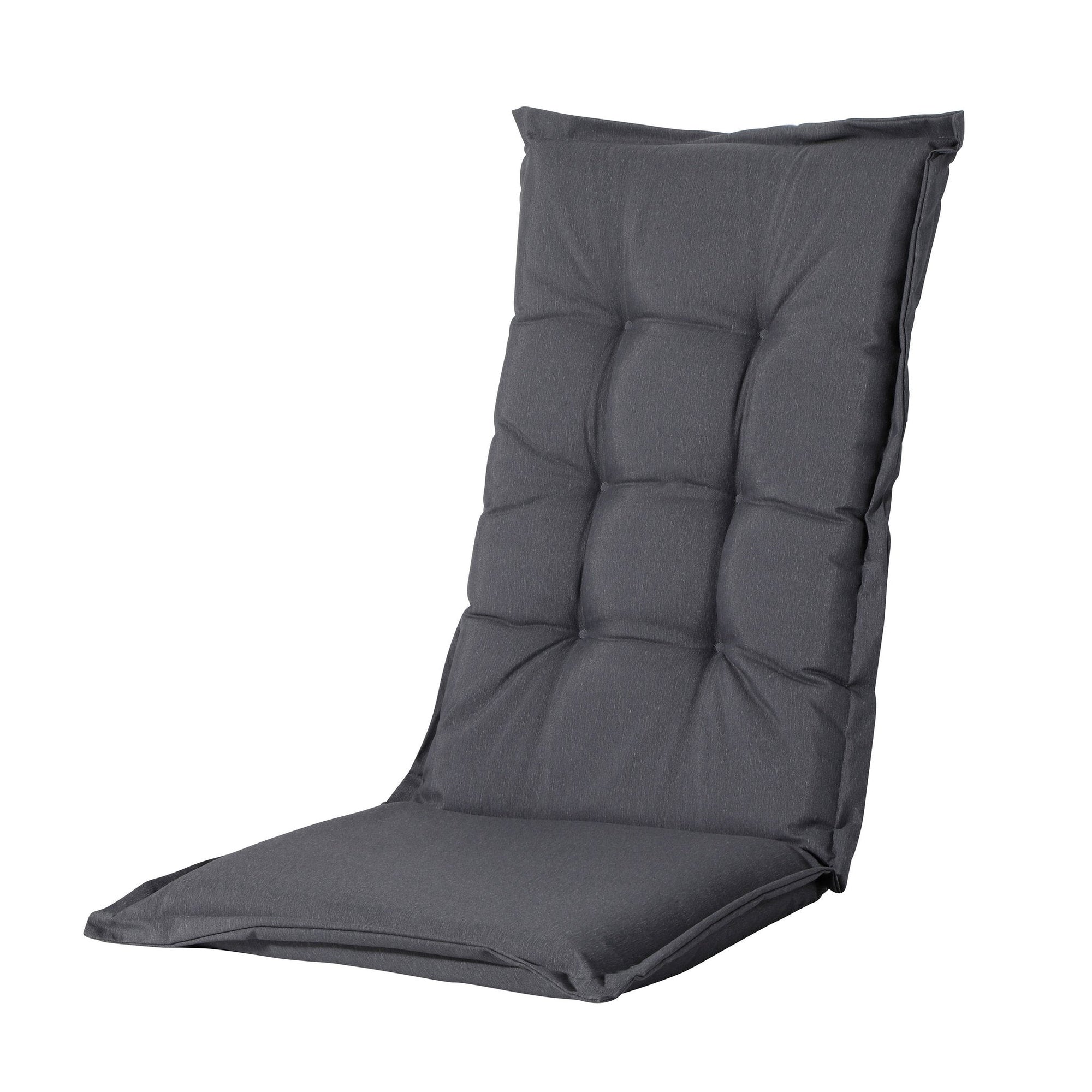 Madison Panama XL hoge rug basis rugkussen 123x50 cm - Panama grey (O060)