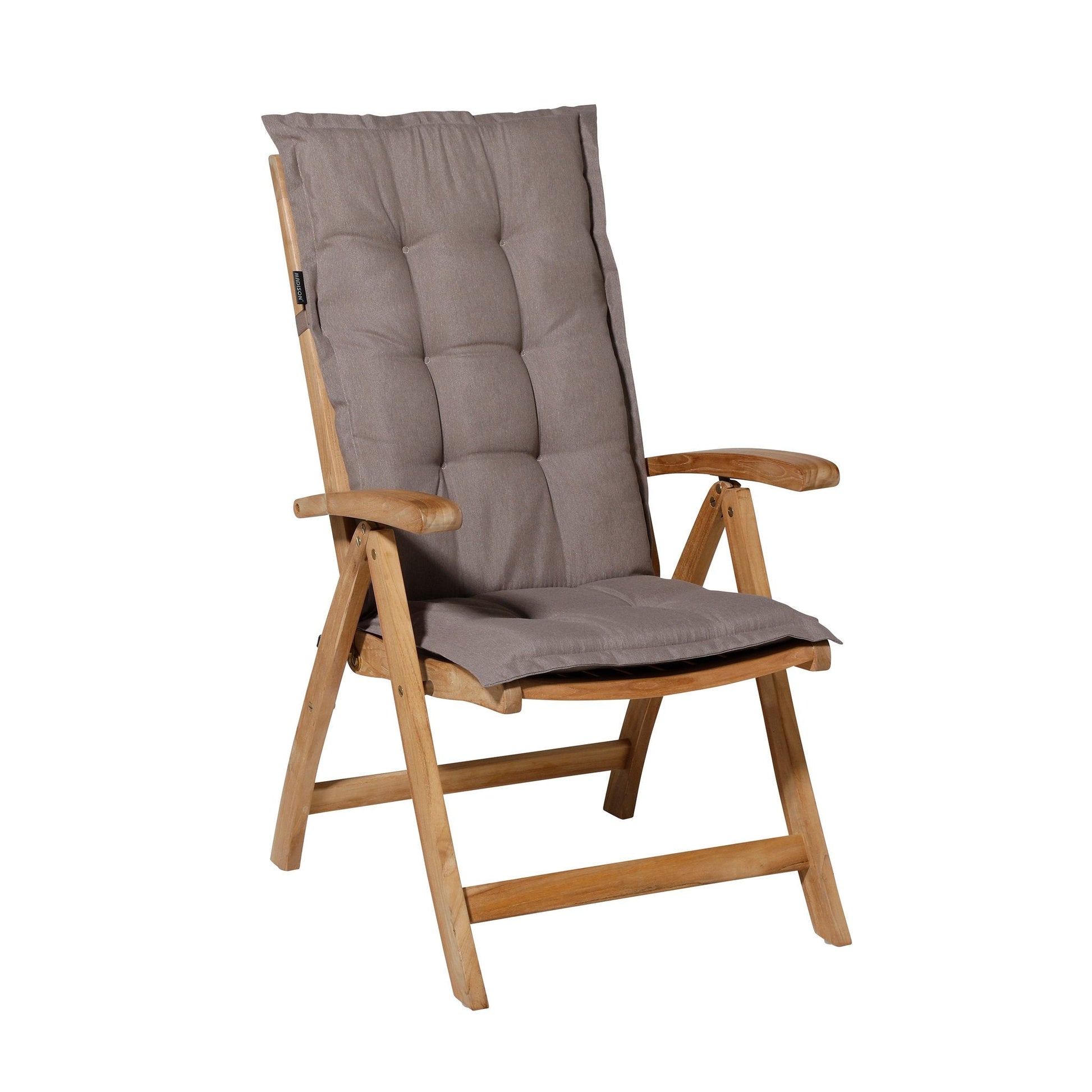 Madison Panama XL hoge rug basis rugkussen 123x50 cm - Panama taupe (O061)