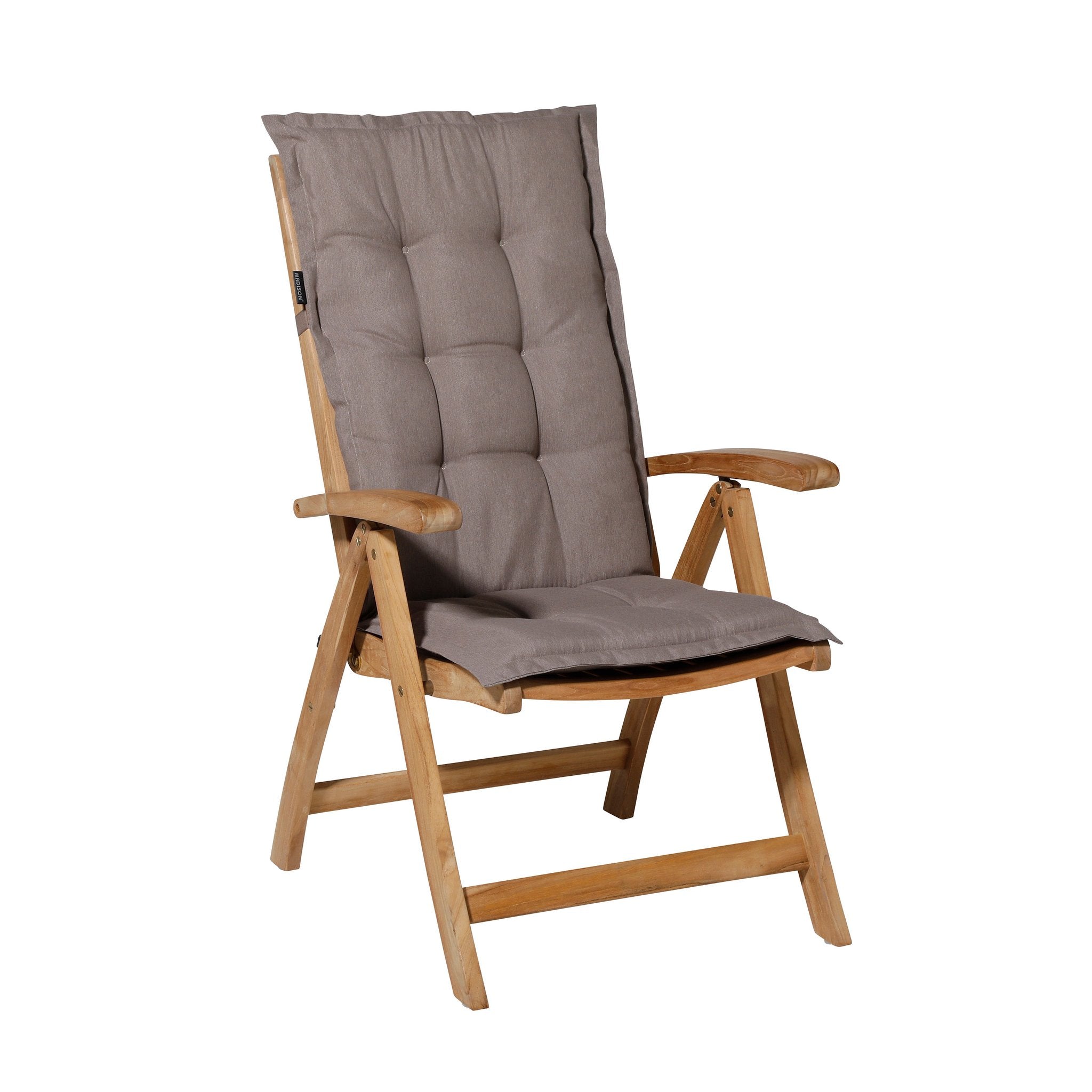 Madison Panama XL hoge rug basis rugkussen 123x50 cm - Panama taupe (O061)