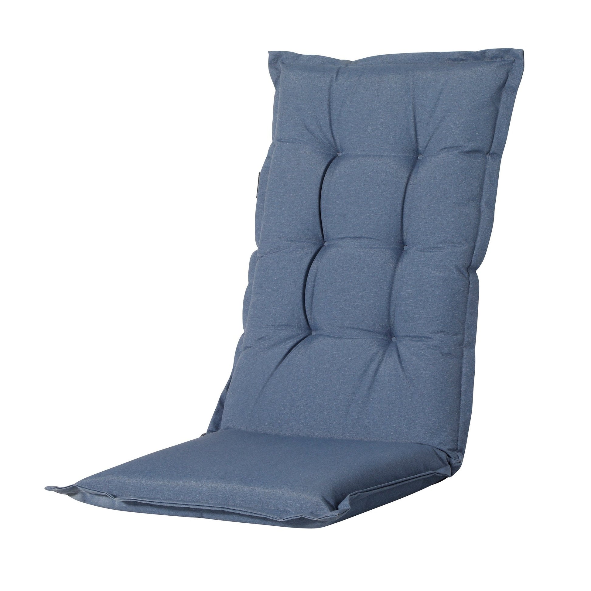 Madison Panama XL hoge rug basis rugkussen 123x50 cm - Panama safier blue (O065)