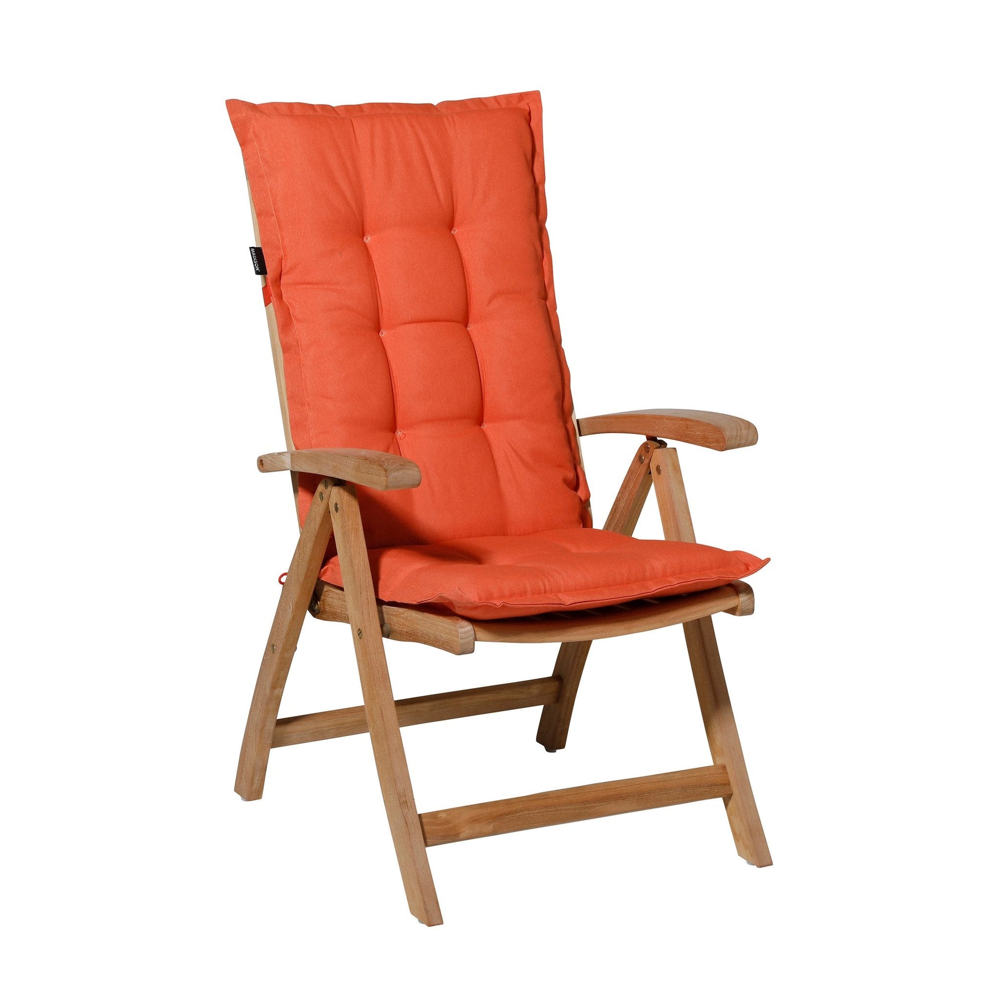 Madison Panama hoge rug basis rugkussen 123x50 cm - Panama flame orange