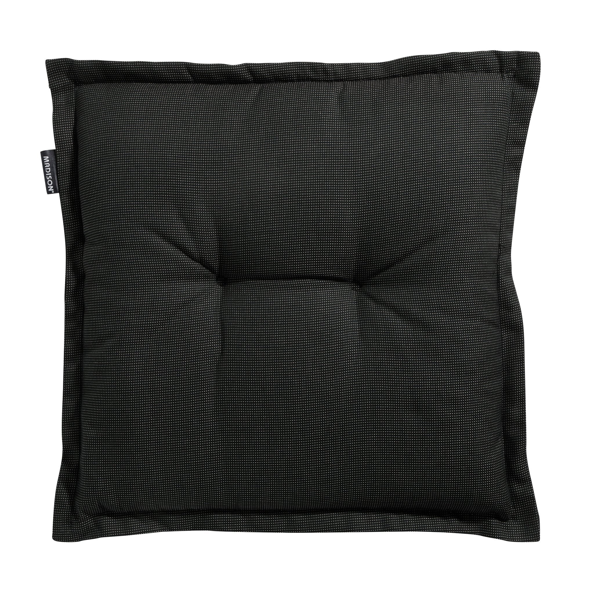 Madison Rib zitkussen 50x50 cm - Rib black