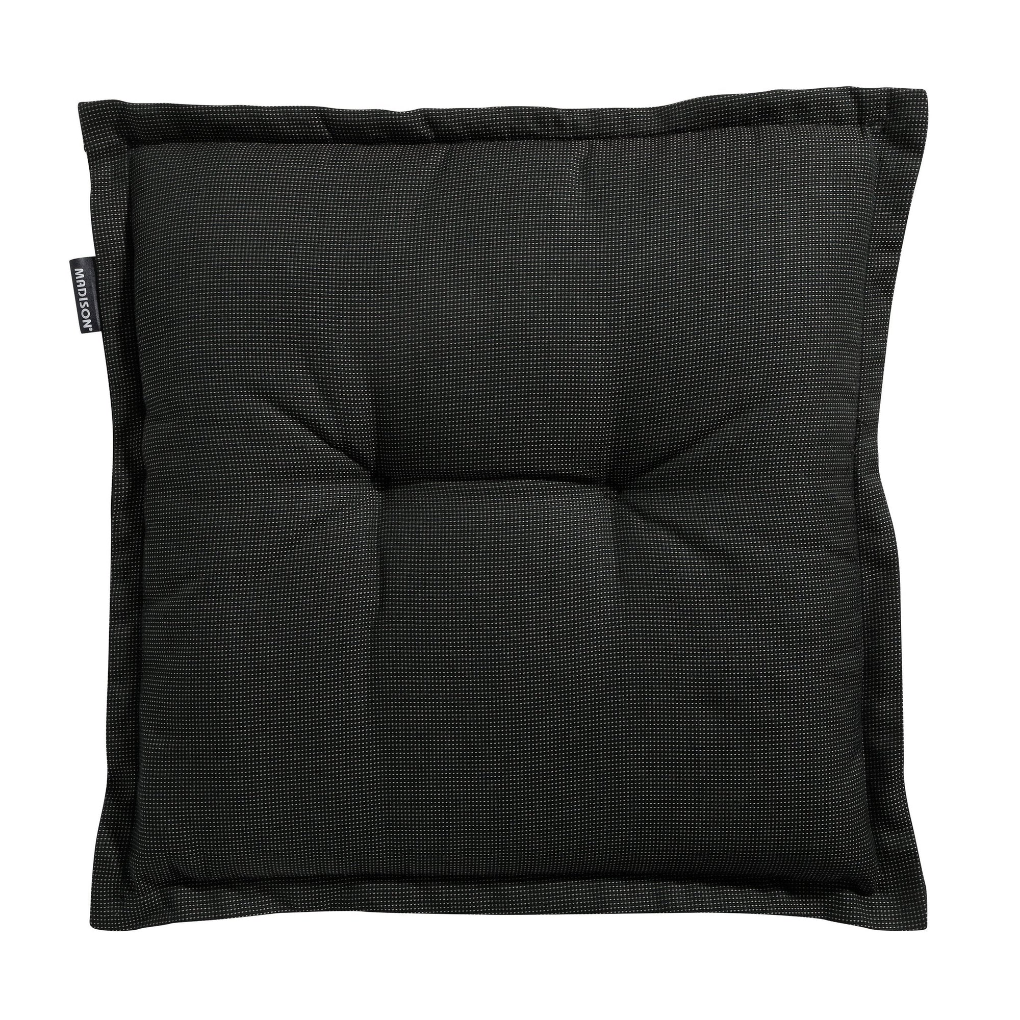 Madison Rib zitkussen 50x50 cm - Rib black
