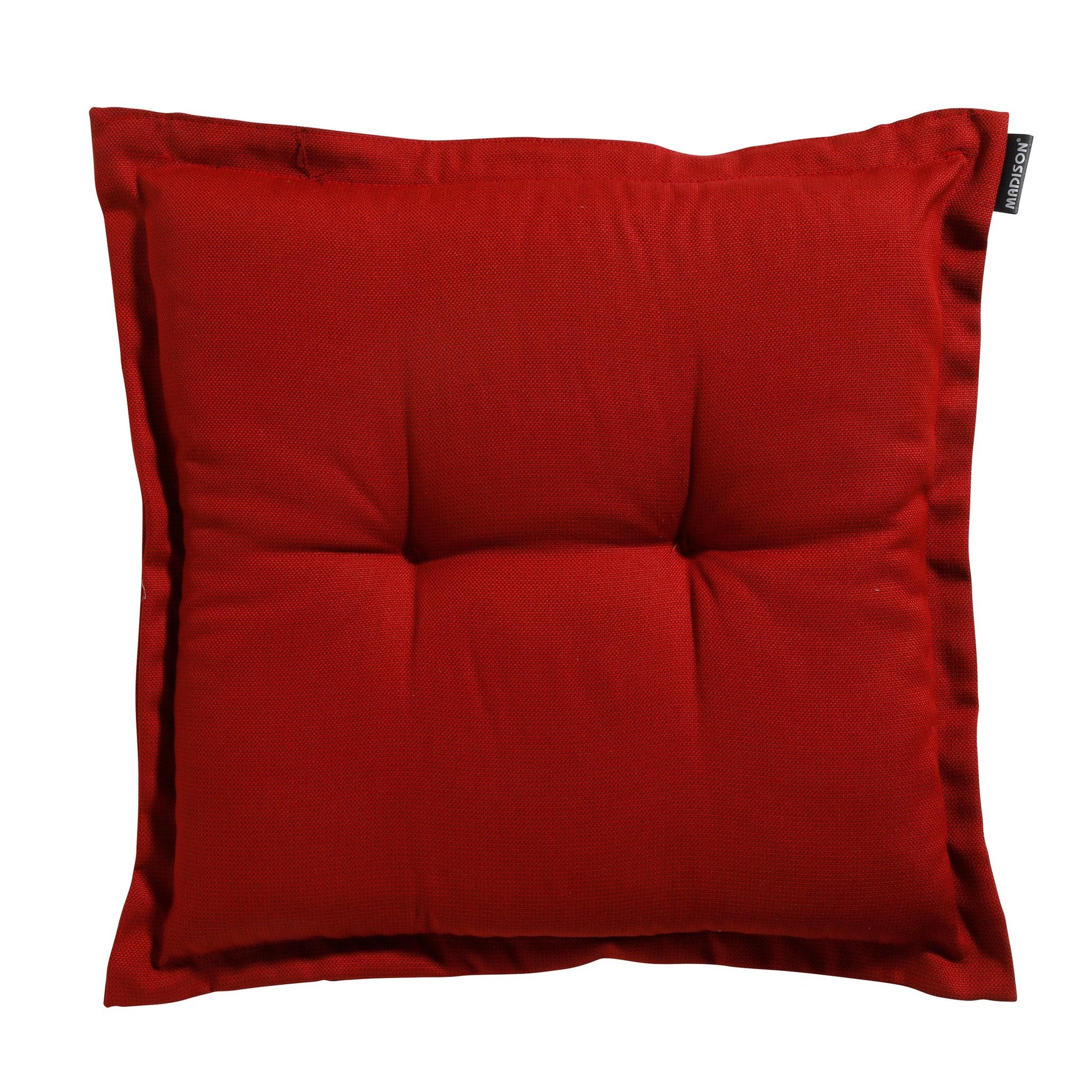 Madison Rib zitkussen 50x50 cm - Rib red