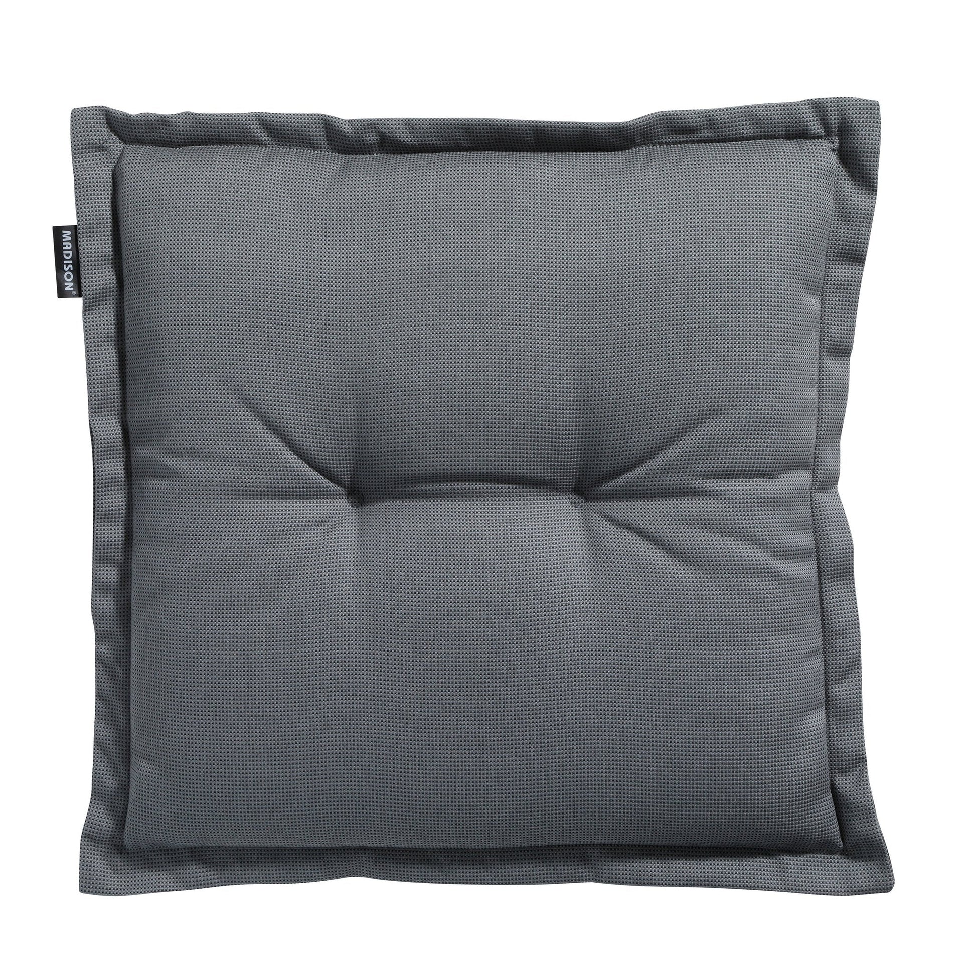 Madison Rib zitkussen 50x50 cm - Rib grey