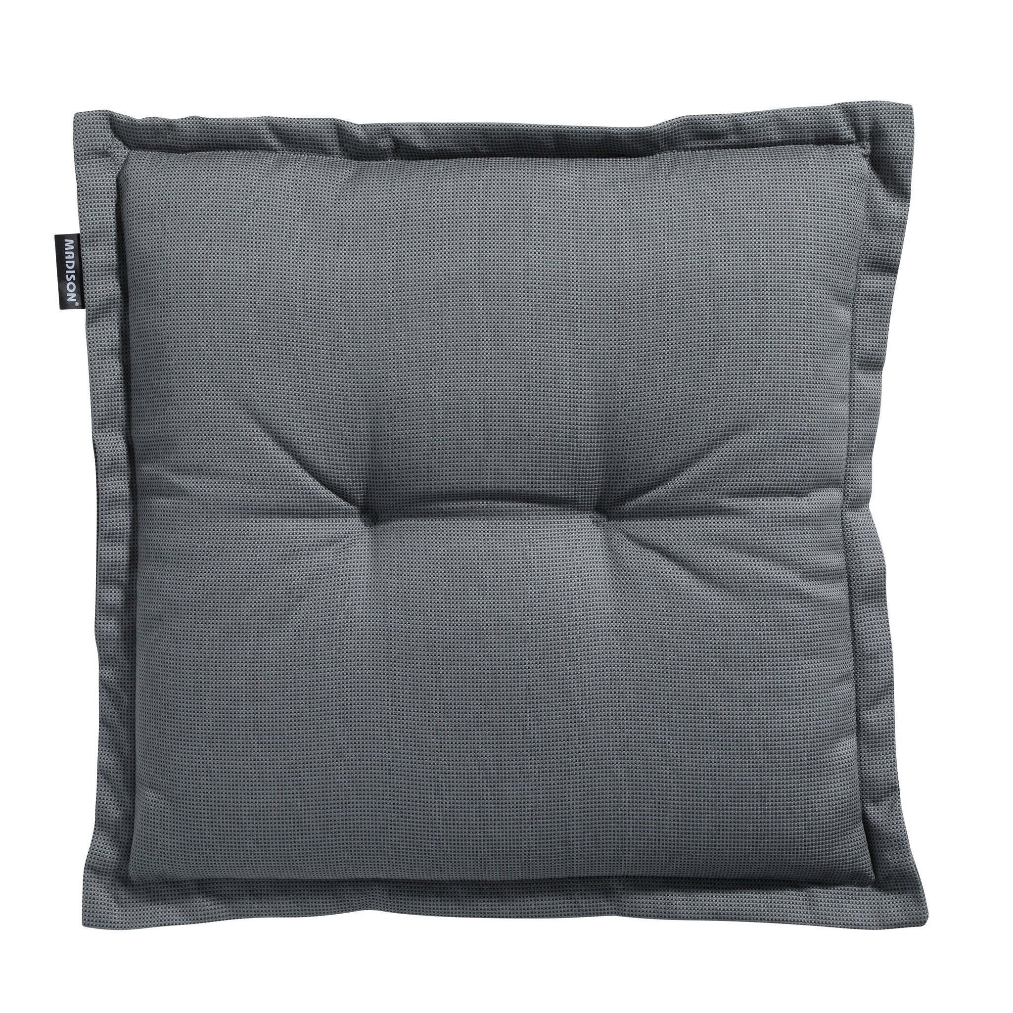 Madison Rib zitkussen 50x50 cm - Rib grey