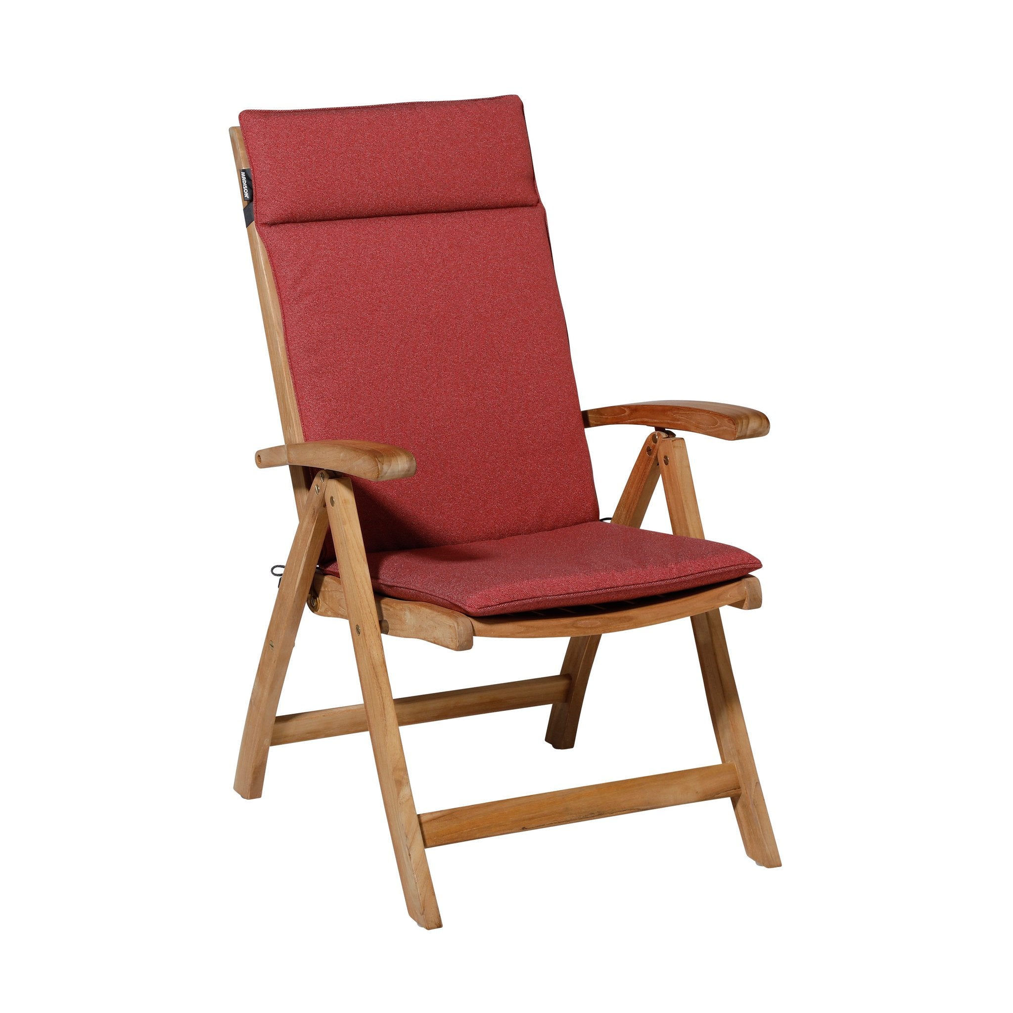 Madison Manchester hoge rug rugkussen 120x50 cm - Manchester red