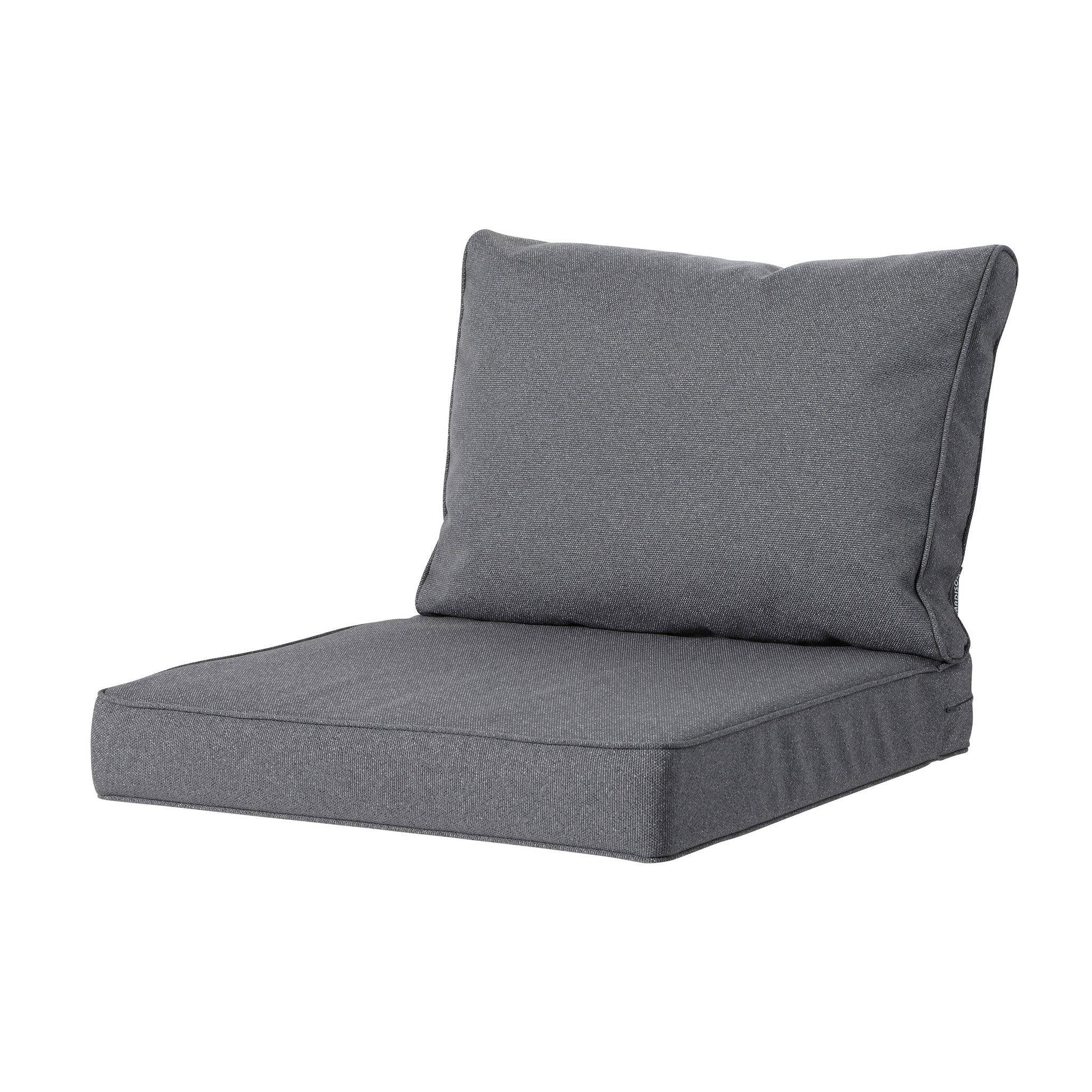 Madison Manchester lounge luxe zitkussen 73x73 cm - Manchester grey