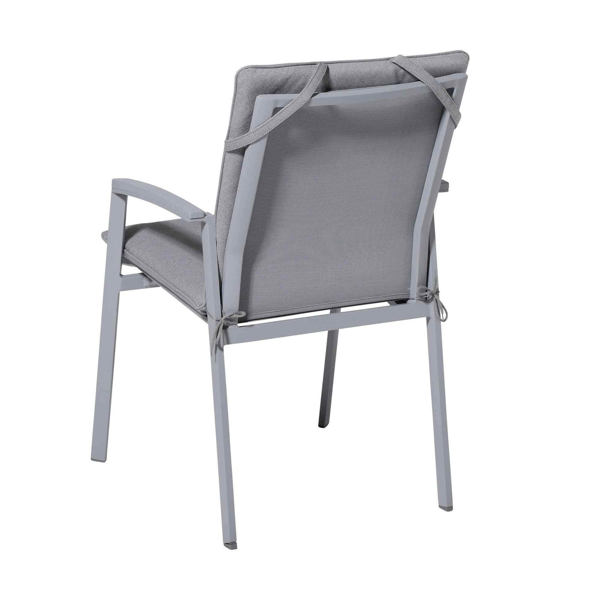 Madison Manchester stapelstoel stoelkussen 97x49 cm - Manchester light grey