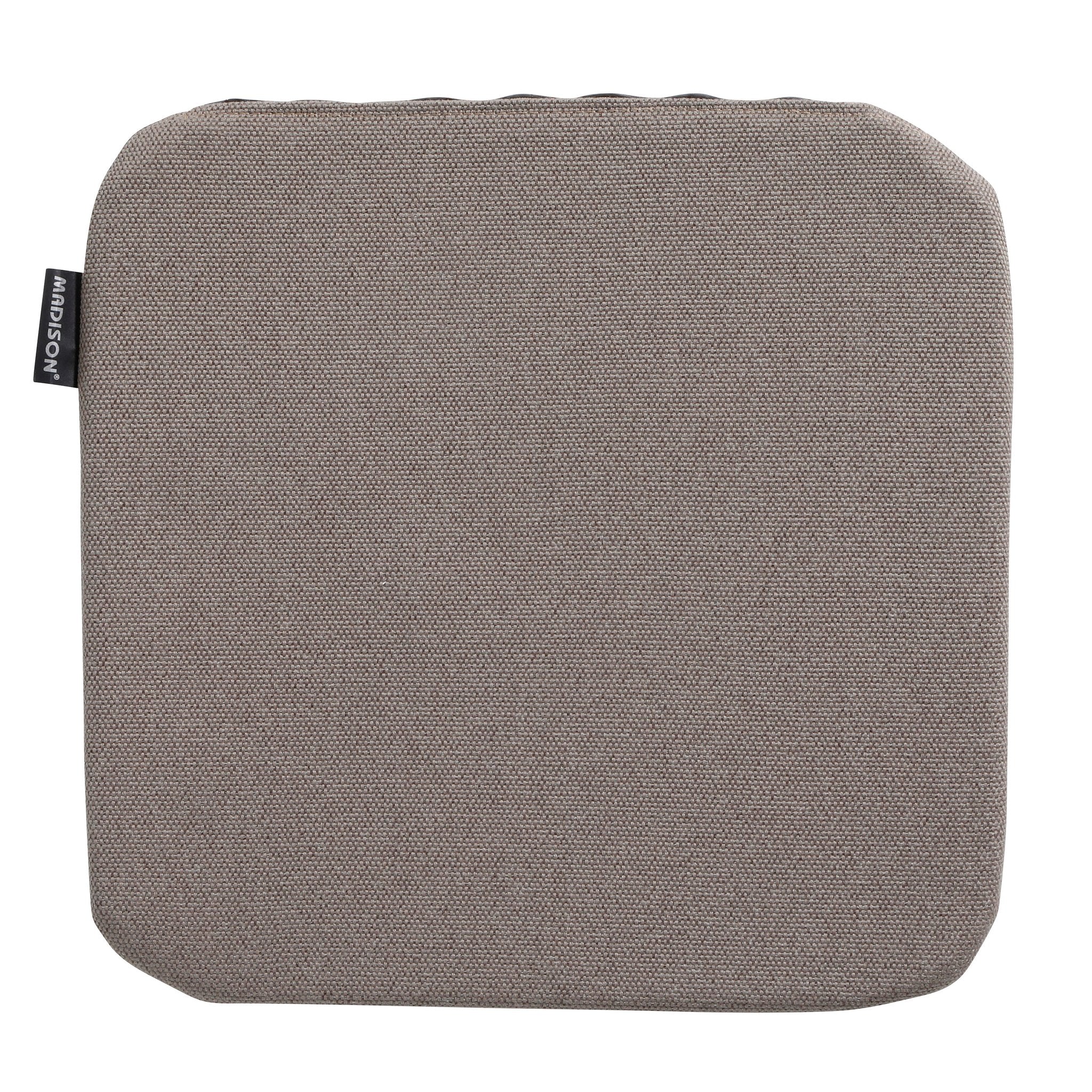 Madison Manchester stoelkussen 40x40 cm - Manchester taupe