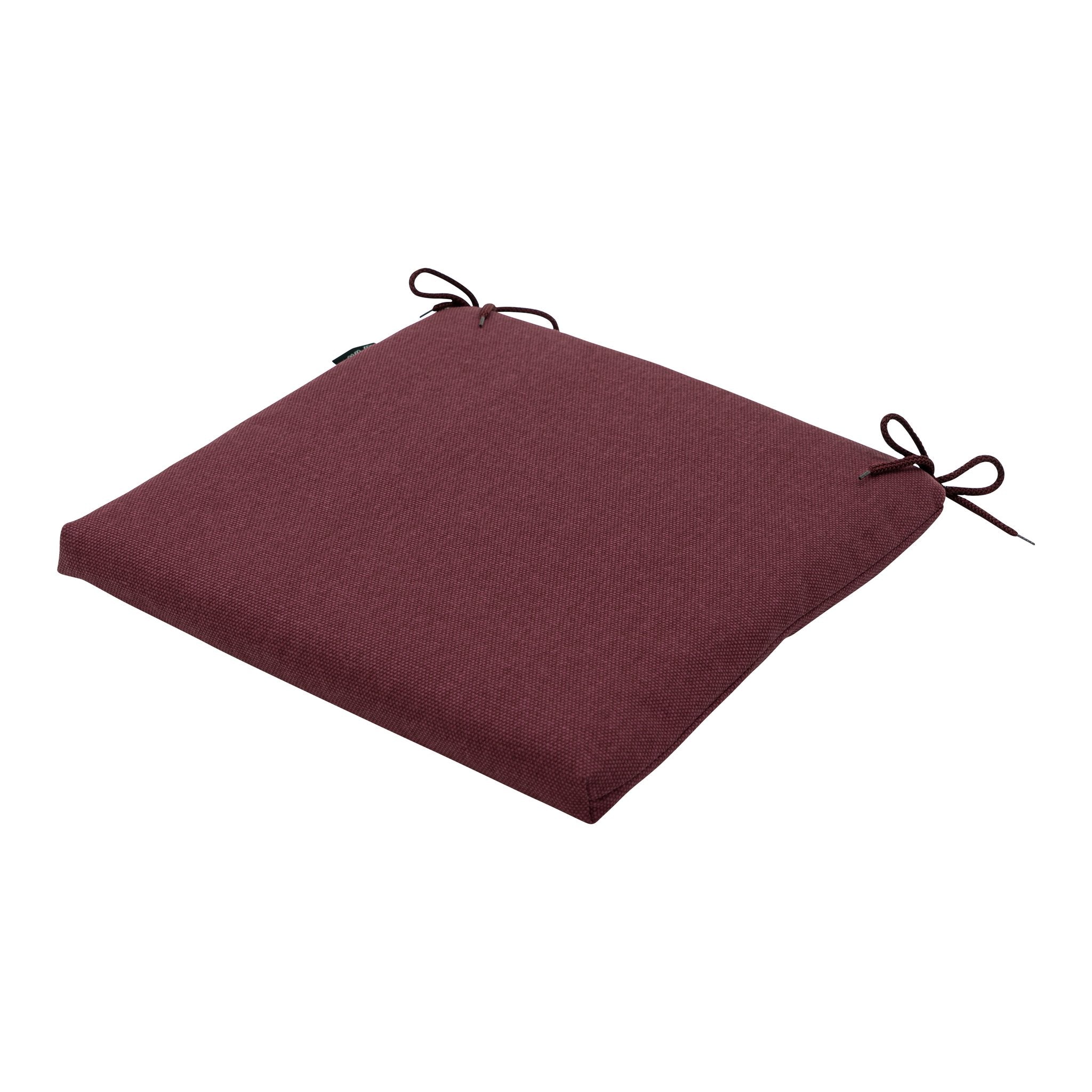 Madison Canvas Eco+ universeel rits zitkussen 40x40 cm - Bordeaux canvas eco+
