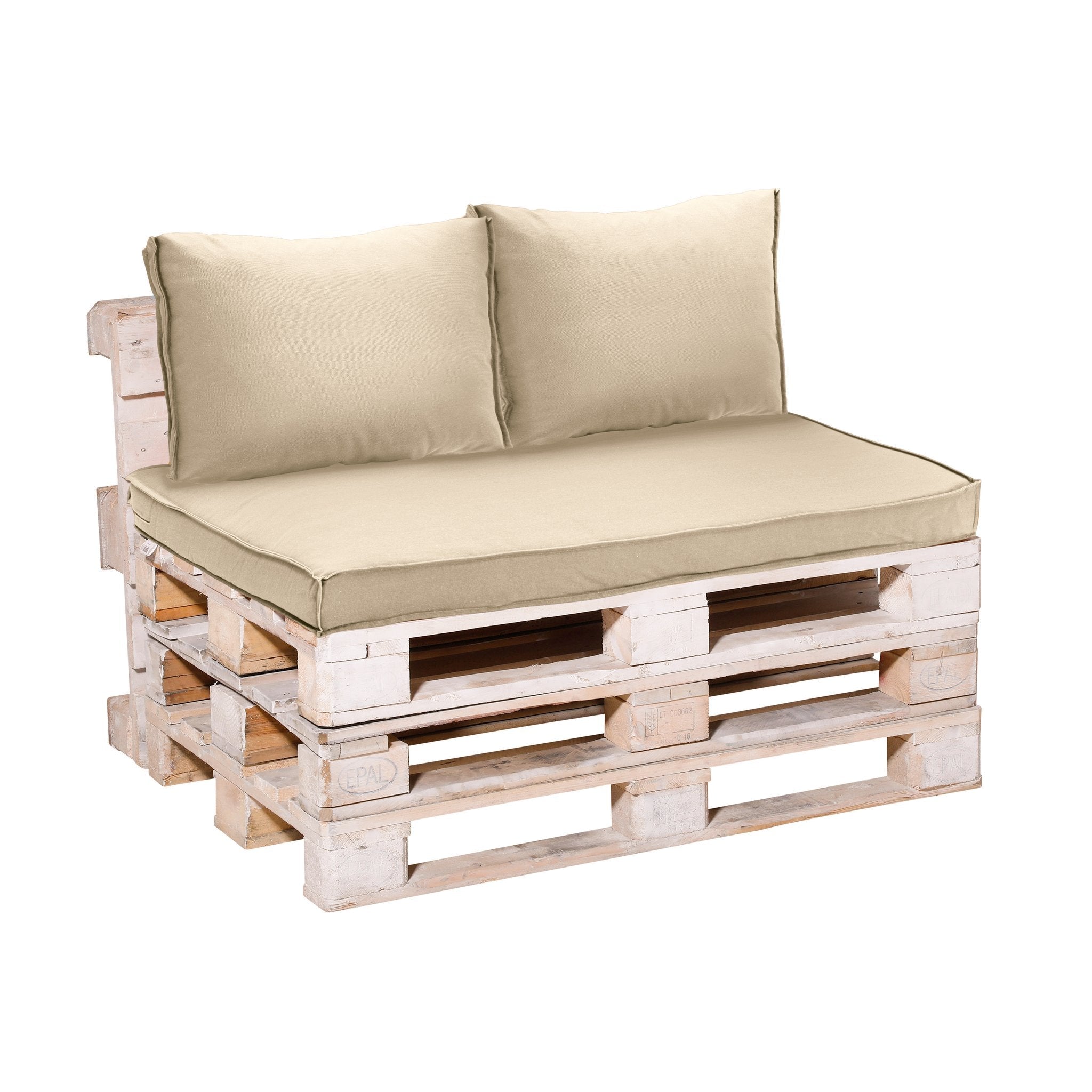 Madison Canvas Eco+ lounge rugkussen 40x60 cm - Beige canvas eco+