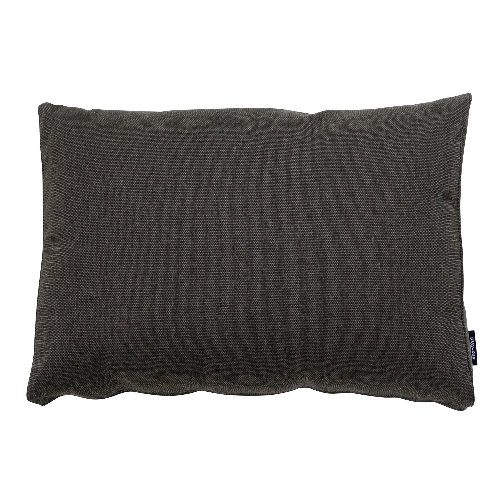 Madison Canvas Eco+ lounge rugkussen 40x60 cm - Dark grey canvas eco+