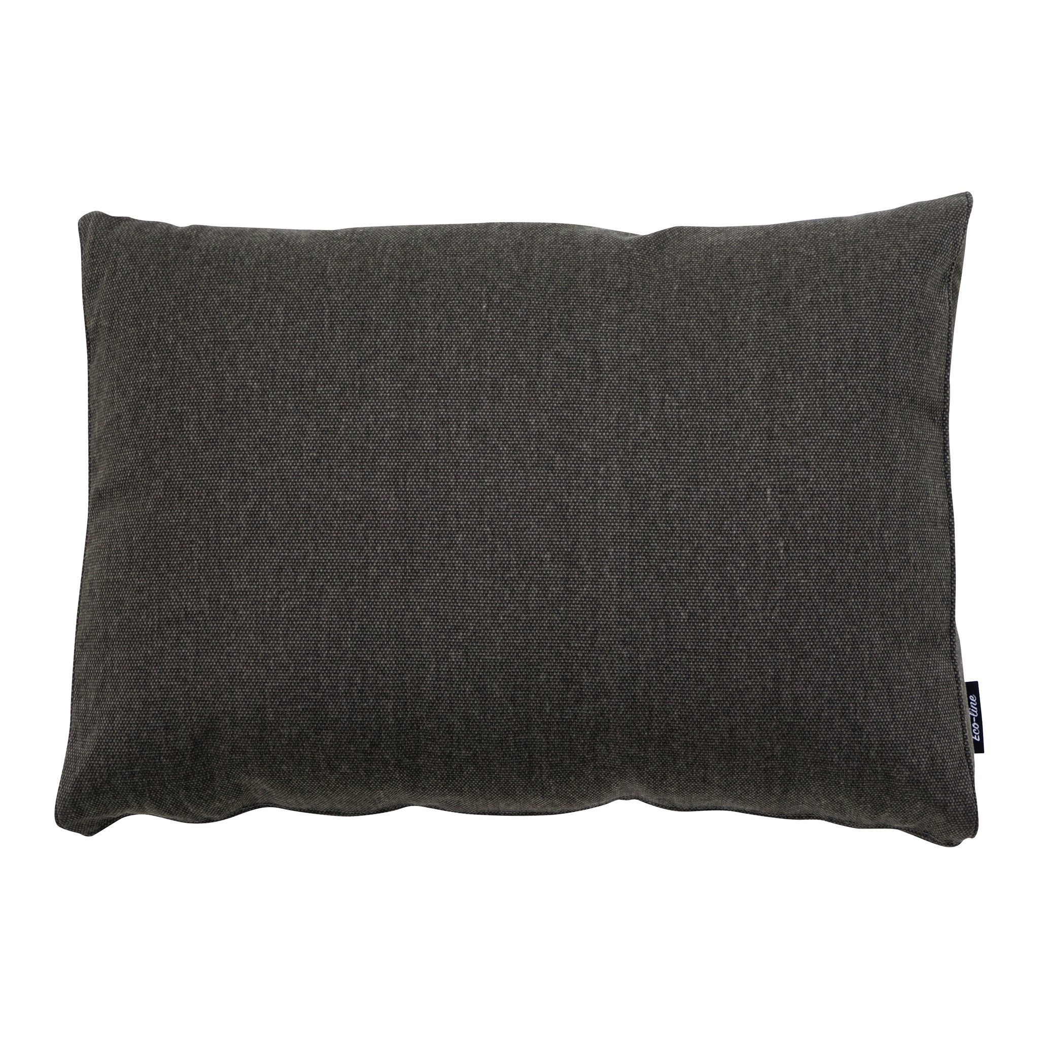 Madison Canvas Eco+ lounge rugkussen 40x60 cm - Dark grey canvas eco+