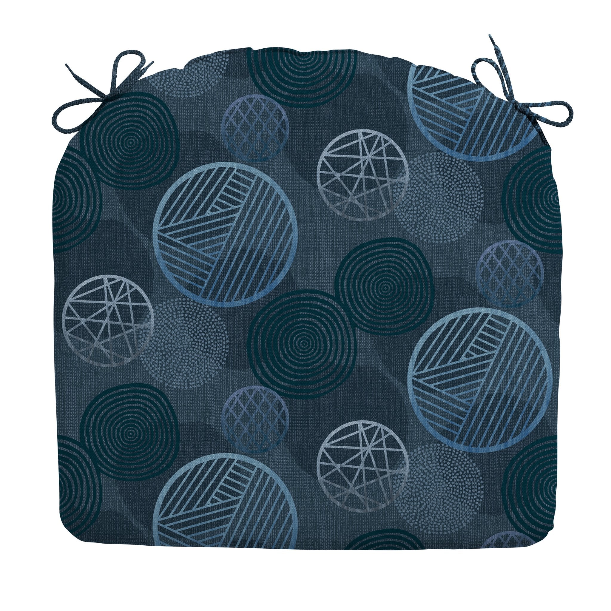 Madison Circle zitkussen 46x48 cm - Circle blue