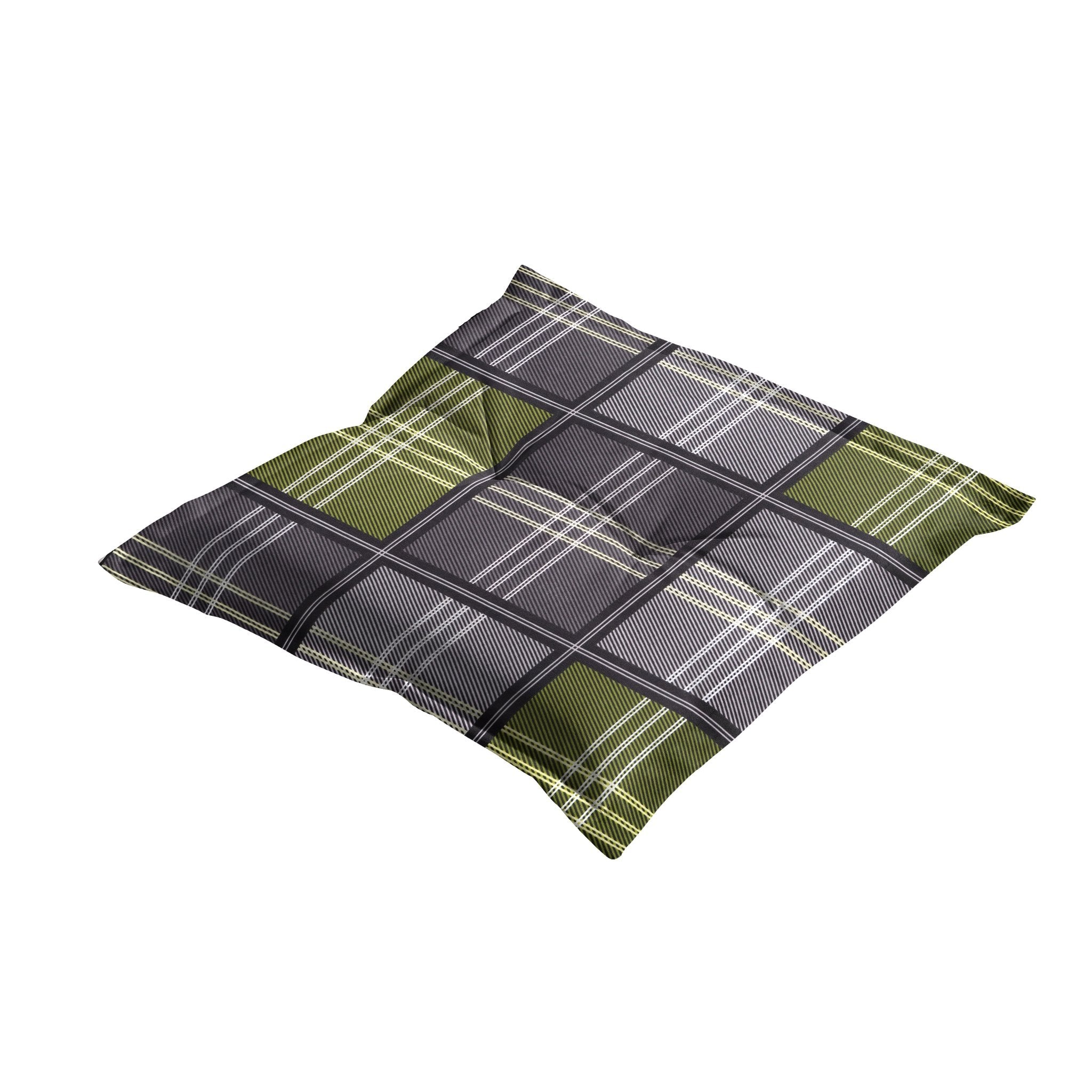 Madison Patchy zitkussen 50x50 cm - Patchy olive